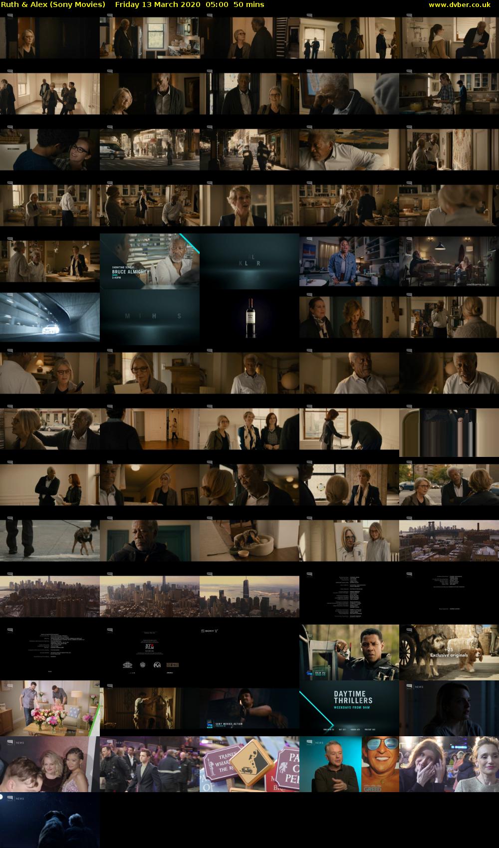 Ruth & Alex (Sony Movies) Friday 13 March 2020 05:00 - 05:50