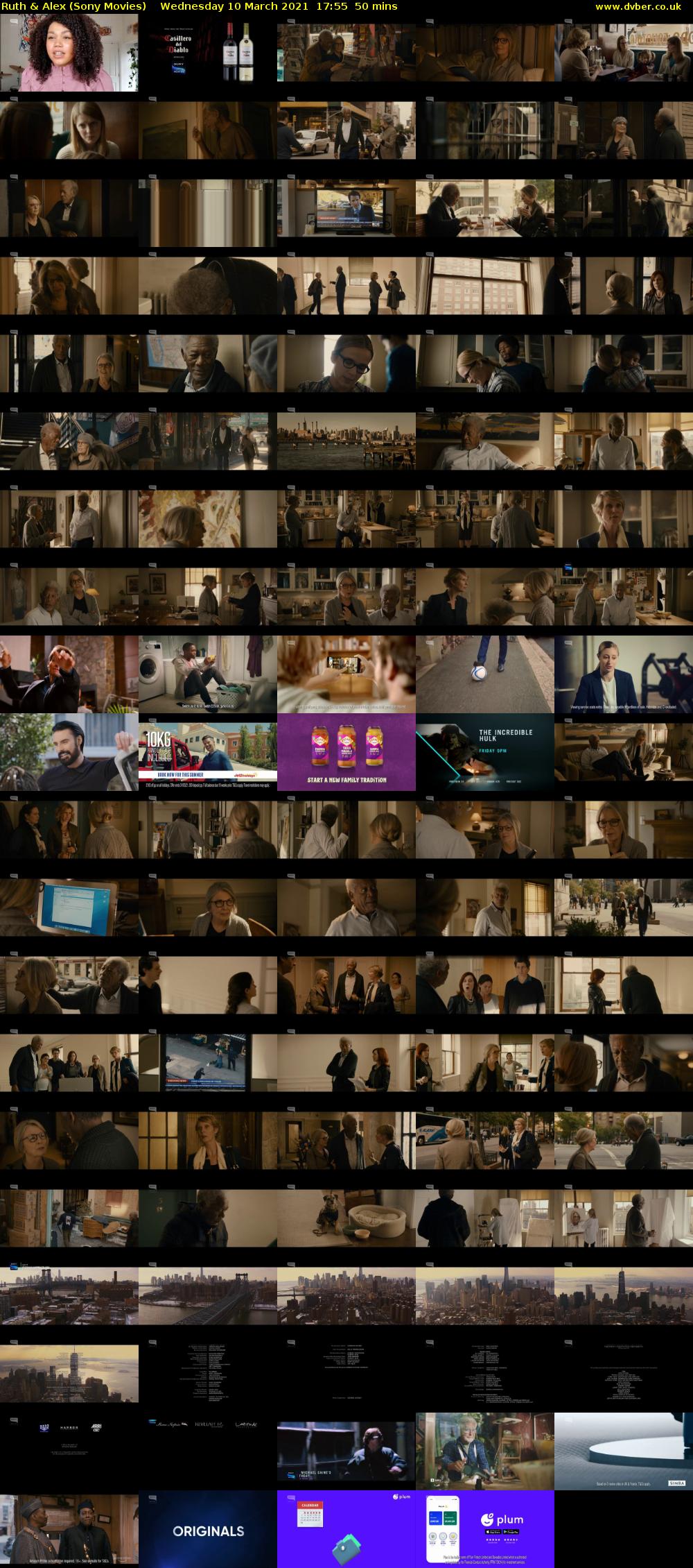 Ruth & Alex (Sony Movies) Wednesday 10 March 2021 17:55 - 18:45