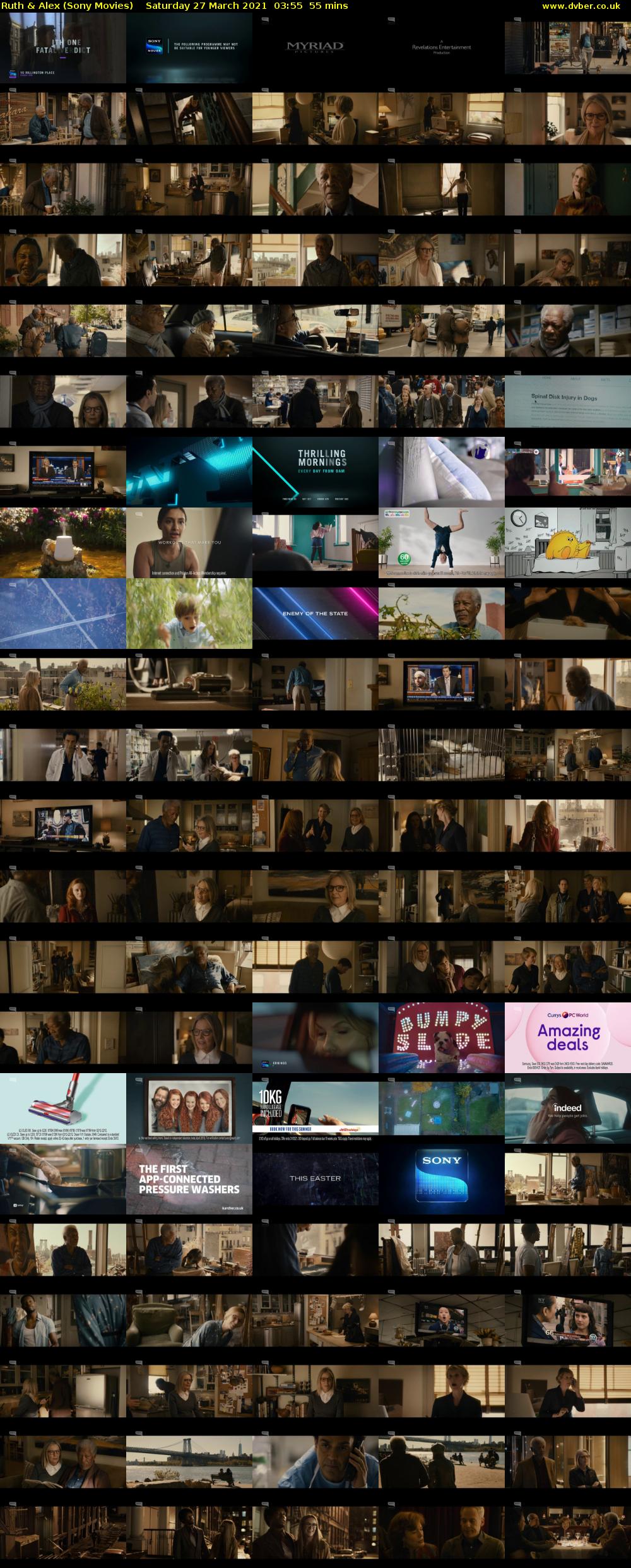 Ruth & Alex (Sony Movies) Saturday 27 March 2021 03:55 - 04:50