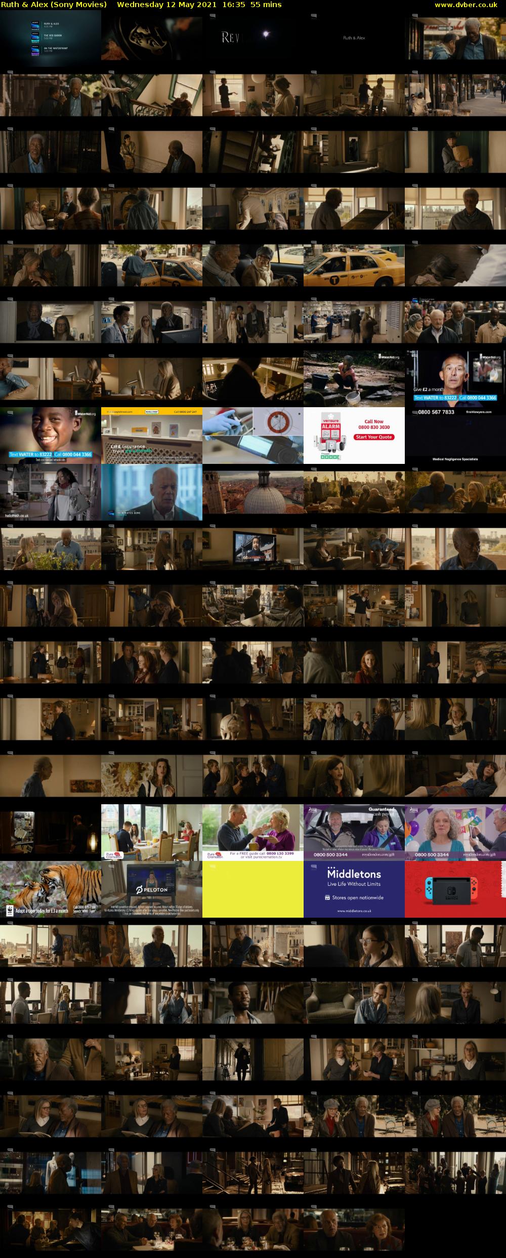 Ruth & Alex (Sony Movies) Wednesday 12 May 2021 16:35 - 17:30