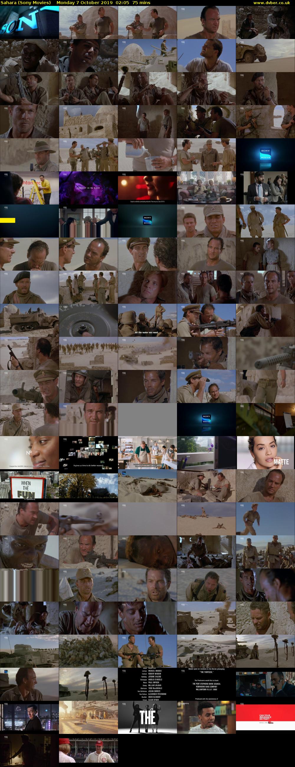 Sahara (Sony Movies) Monday 7 October 2019 02:05 - 03:20