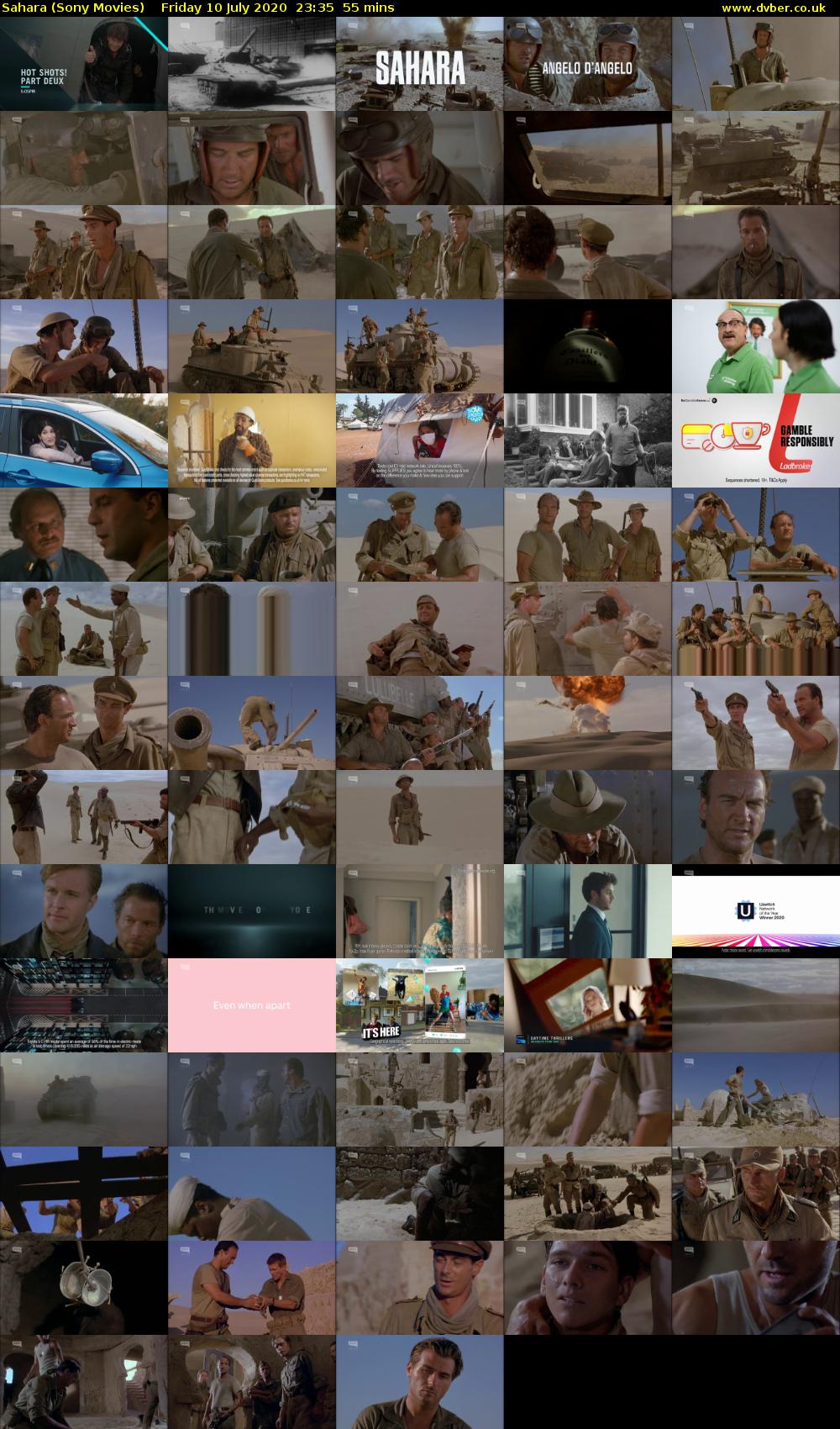 Sahara (Sony Movies) Friday 10 July 2020 23:35 - 00:30