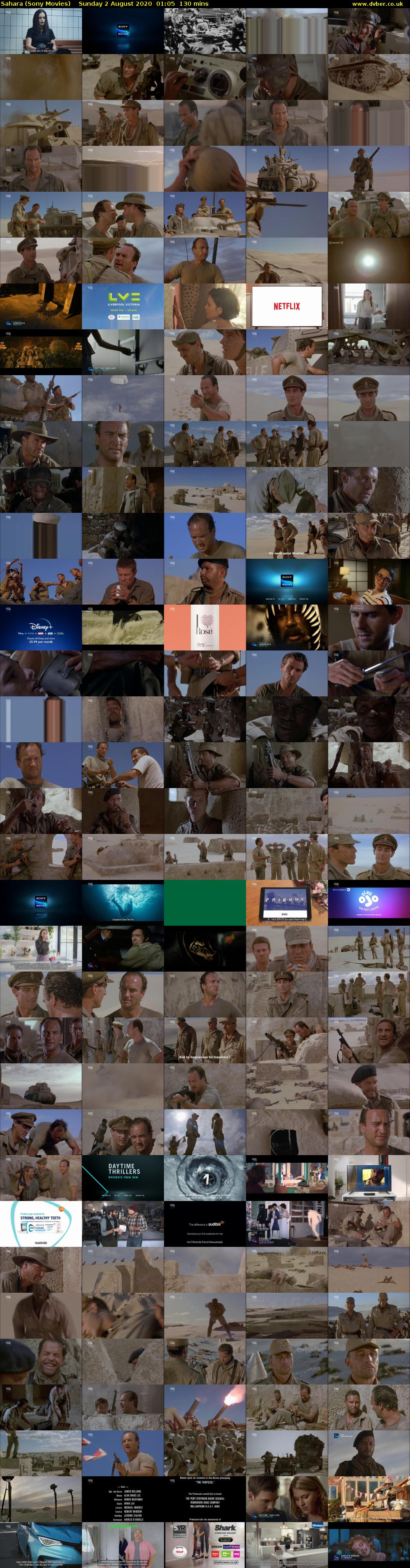 Sahara (Sony Movies) Sunday 2 August 2020 01:05 - 03:15