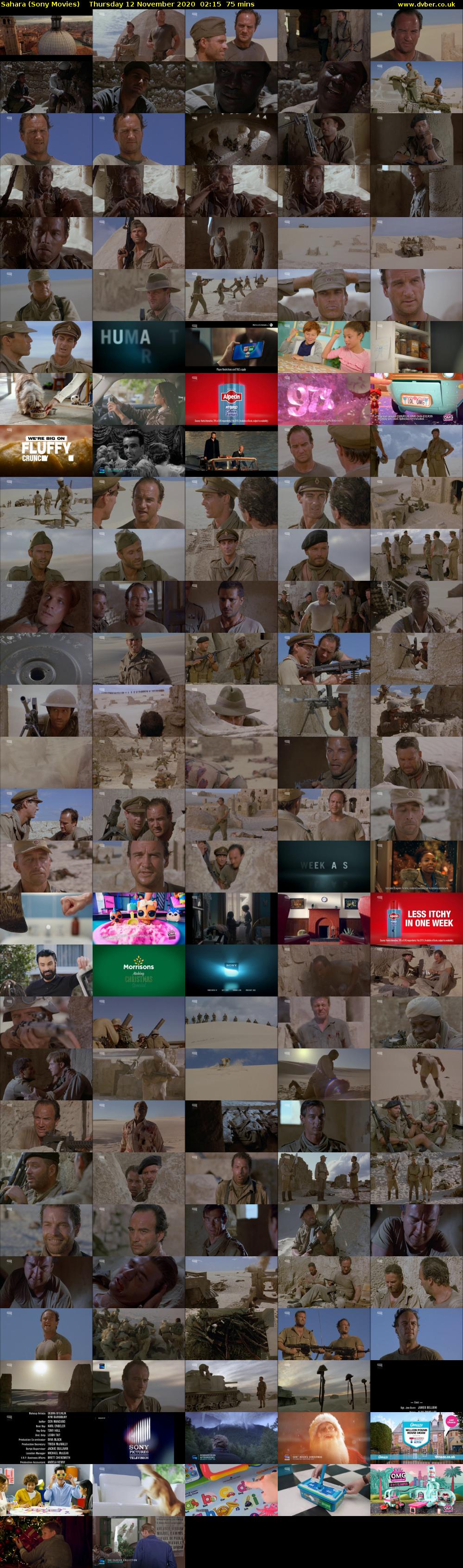 Sahara (Sony Movies) Thursday 12 November 2020 02:15 - 03:30