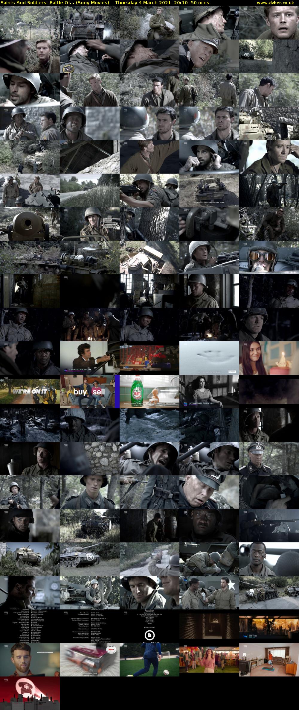 Saints And Soldiers: Battle Of... (Sony Movies) Thursday 4 March 2021 20:10 - 21:00