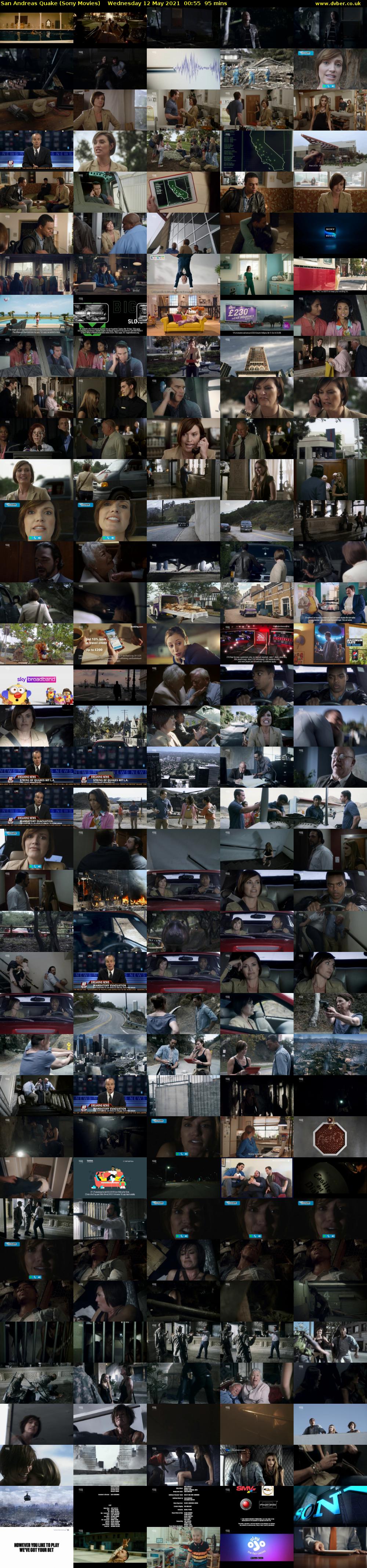 San Andreas Quake (Sony Movies) Wednesday 12 May 2021 00:55 - 02:30