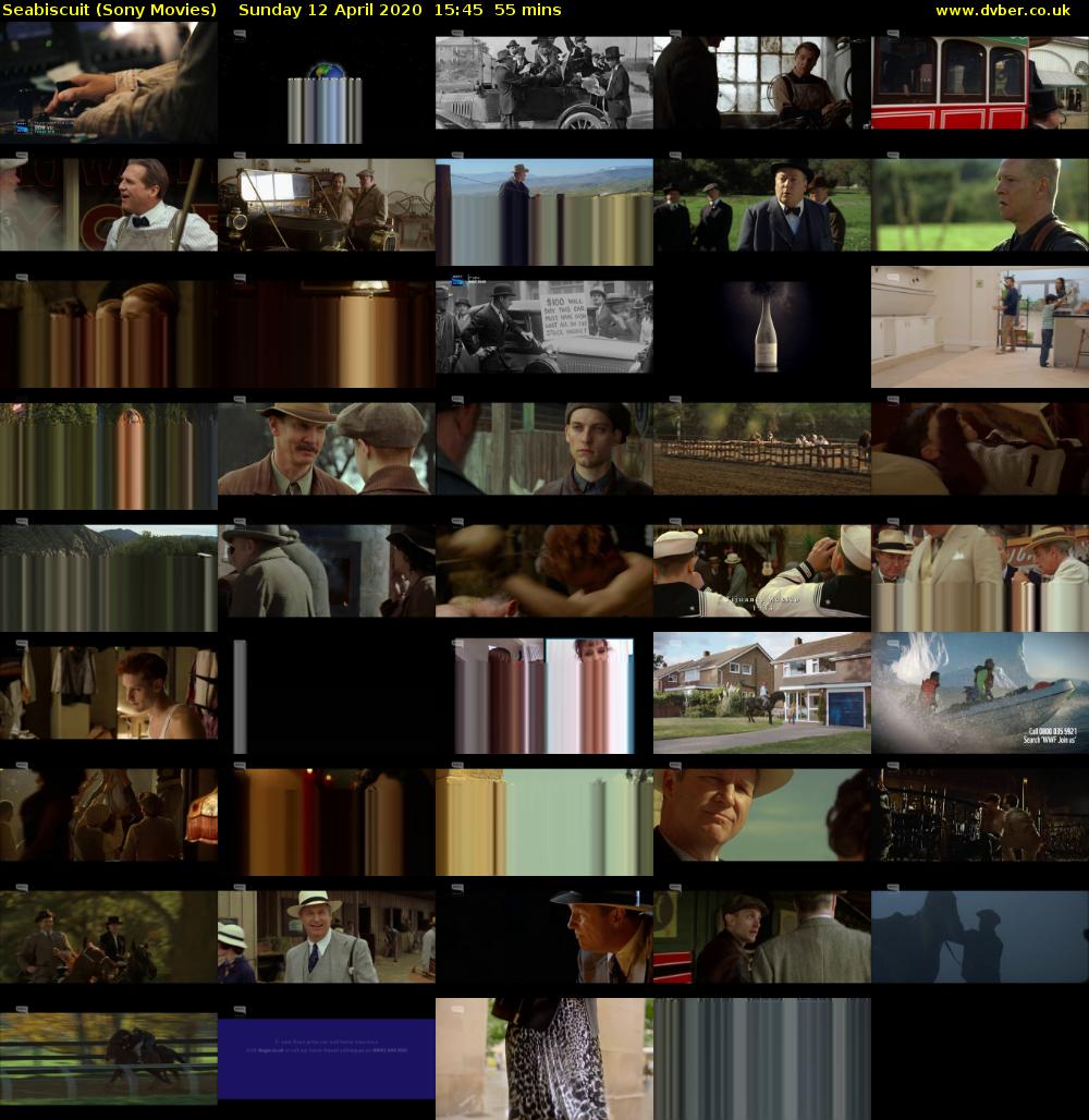 Seabiscuit (Sony Movies) Sunday 12 April 2020 15:45 - 16:40