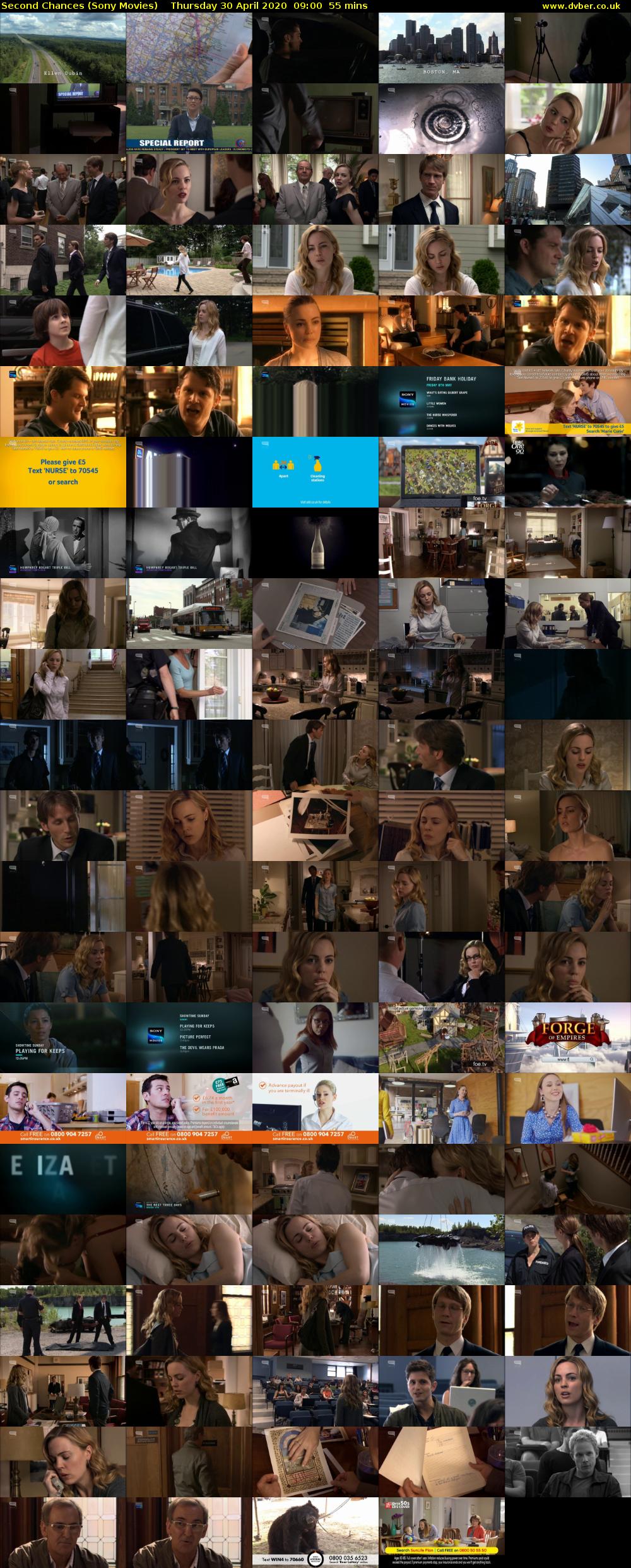 Second Chances (Sony Movies) Thursday 30 April 2020 09:00 - 09:55