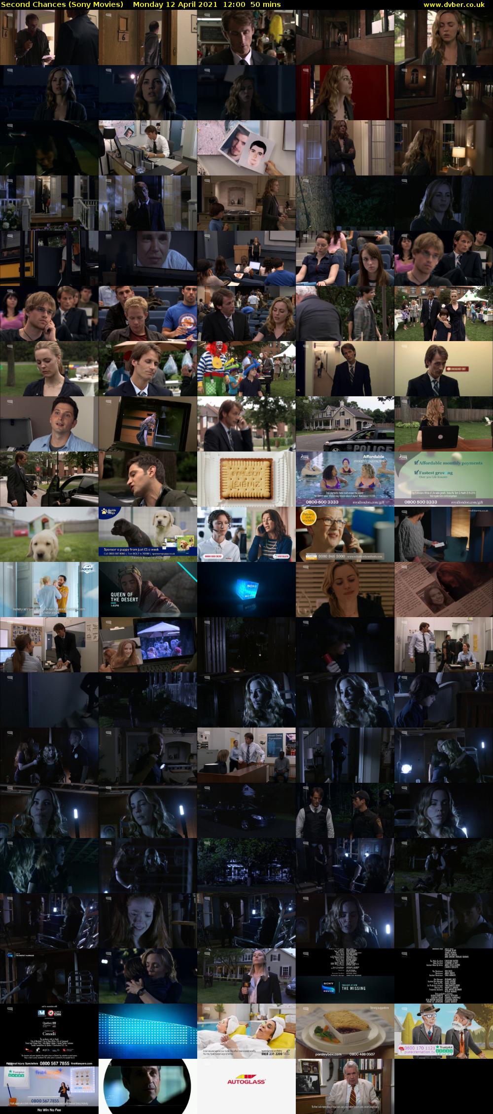 Second Chances (Sony Movies) Monday 12 April 2021 12:00 - 12:50