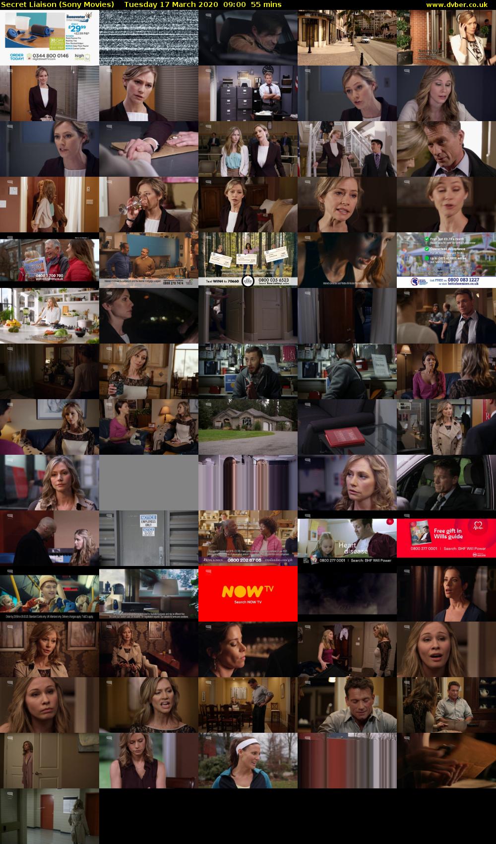 Secret Liaison (Sony Movies) Tuesday 17 March 2020 09:00 - 09:55