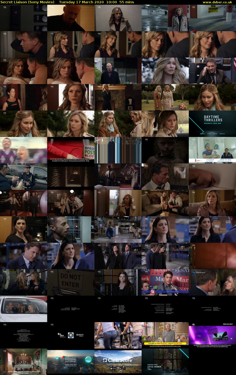 Secret Liaison (Sony Movies) Tuesday 17 March 2020 10:00 - 10:55