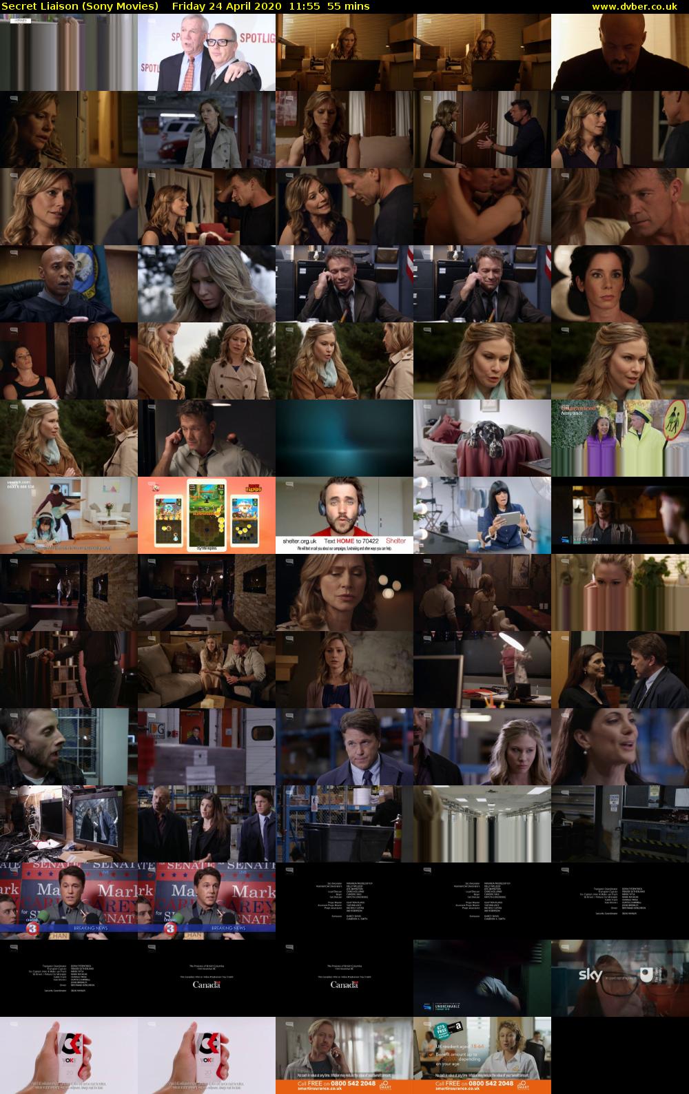 Secret Liaison (Sony Movies) Friday 24 April 2020 11:55 - 12:50