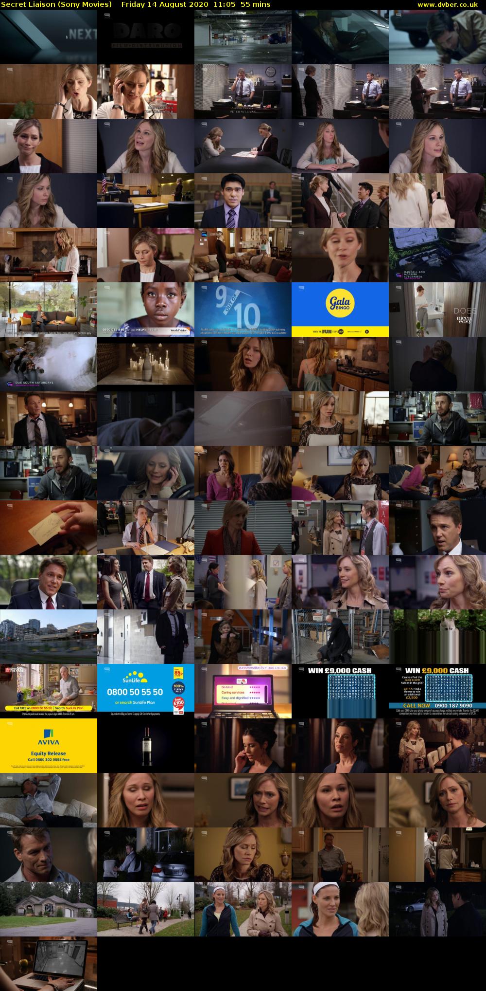 Secret Liaison (Sony Movies) Friday 14 August 2020 11:05 - 12:00
