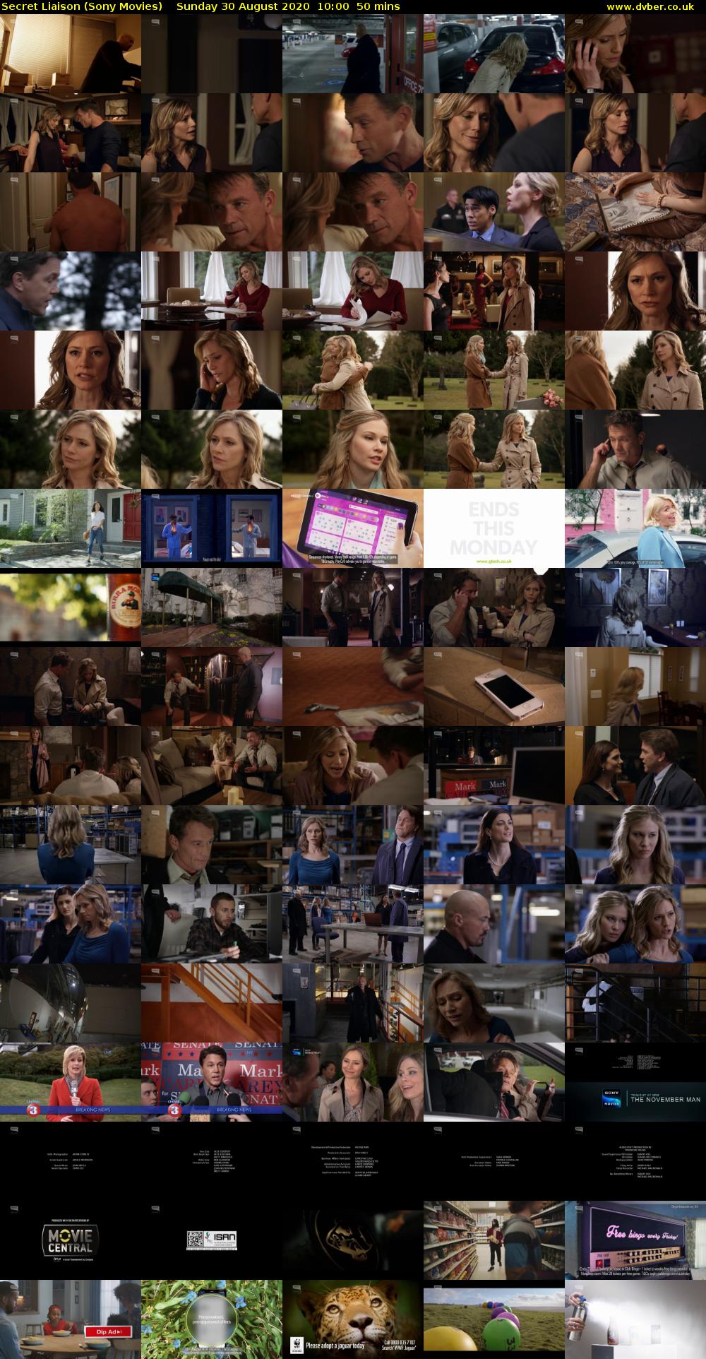 Secret Liaison (Sony Movies) Sunday 30 August 2020 10:00 - 10:50