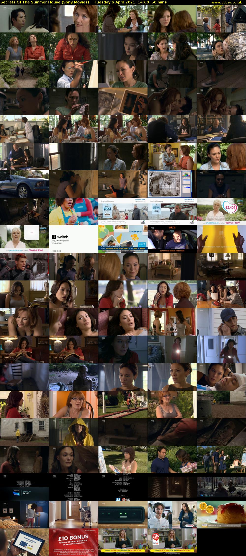 Secrets Of The Summer House (Sony Movies) Tuesday 6 April 2021 14:00 - 14:50