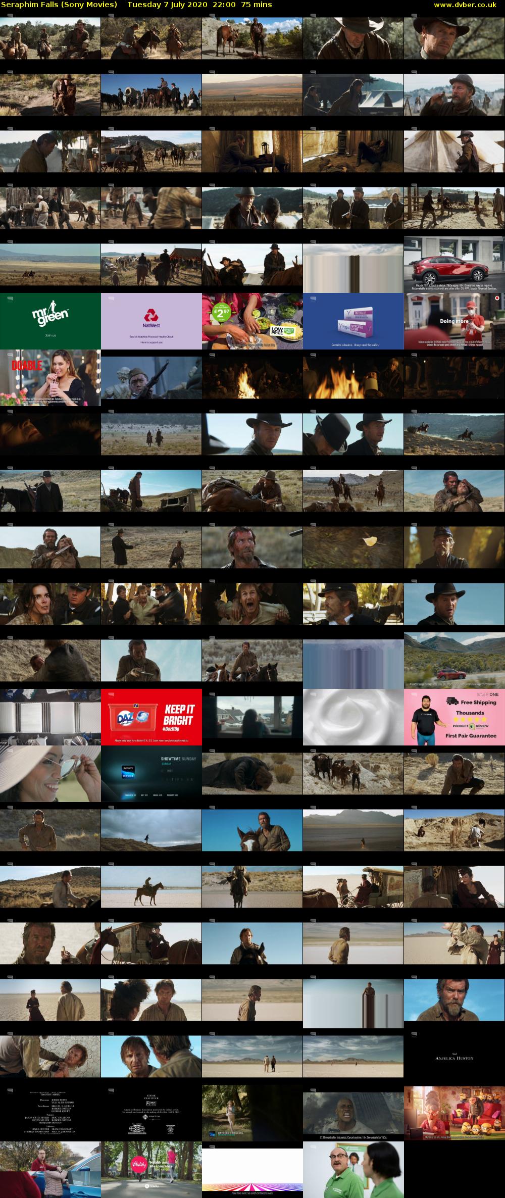 Seraphim Falls (Sony Movies) Tuesday 7 July 2020 22:00 - 23:15