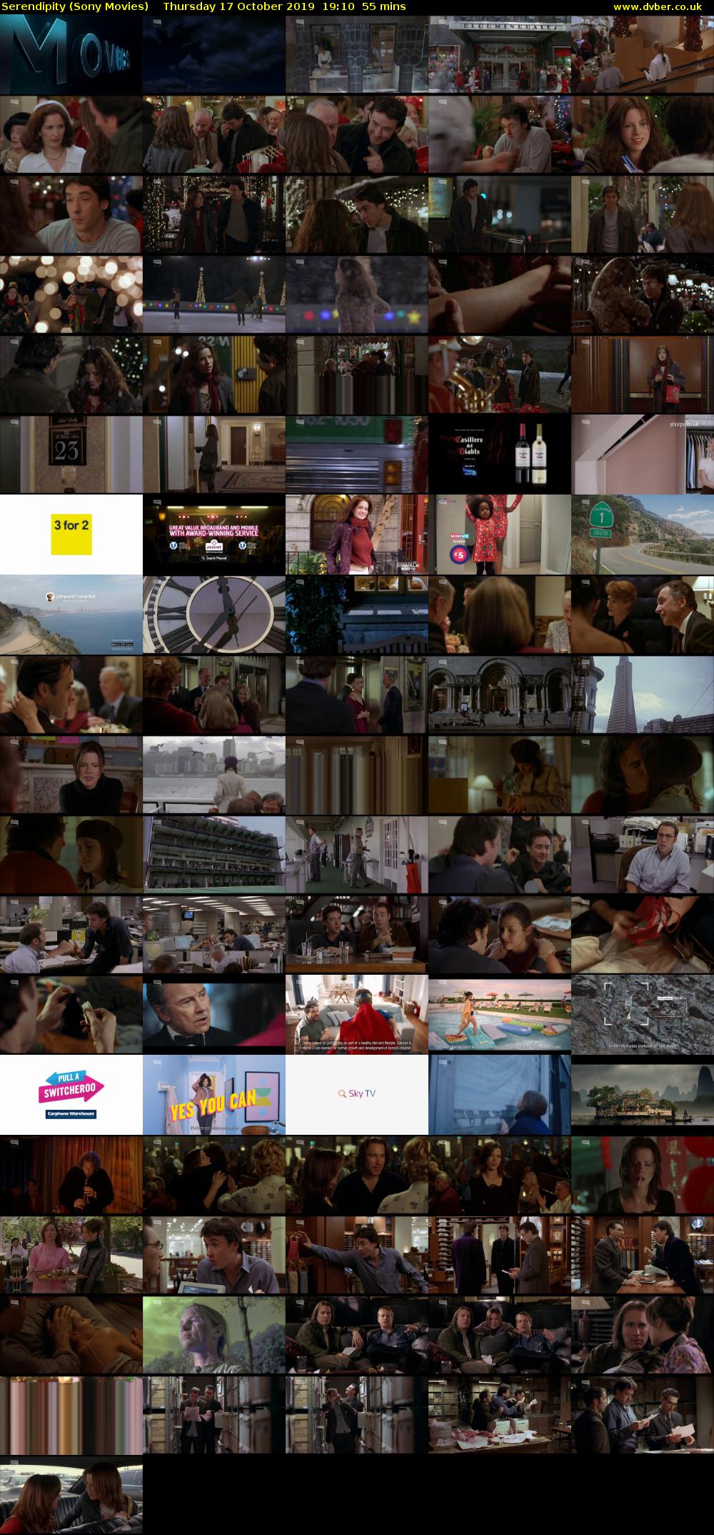 Serendipity (Sony Movies) Thursday 17 October 2019 19:10 - 20:05