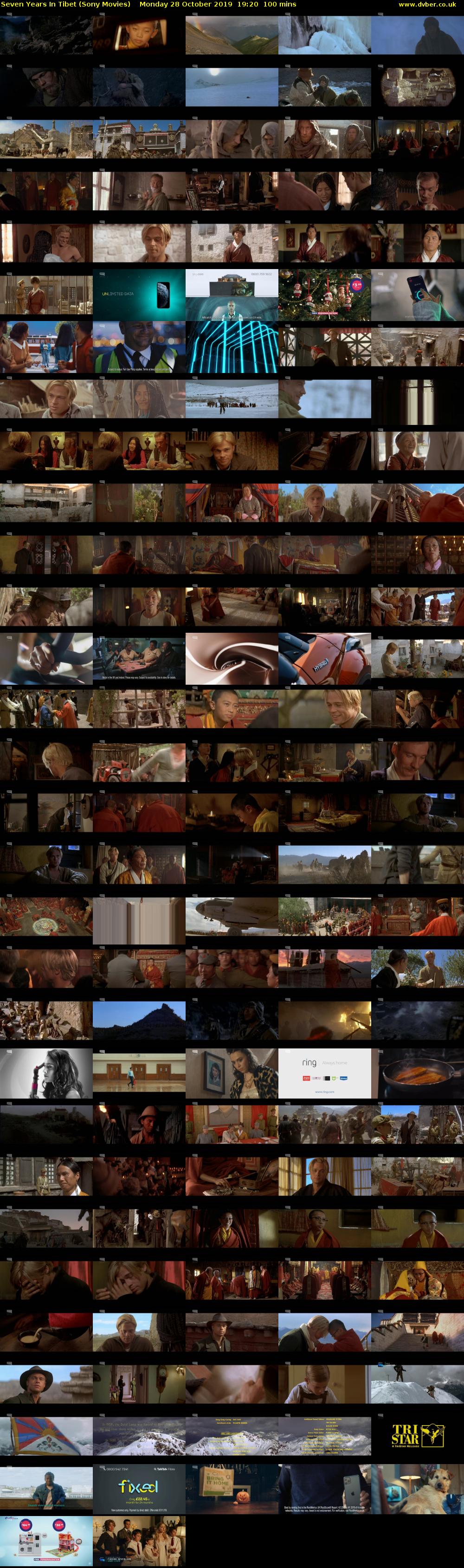 Seven Years In Tibet (Sony Movies) Monday 28 October 2019 19:20 - 21:00