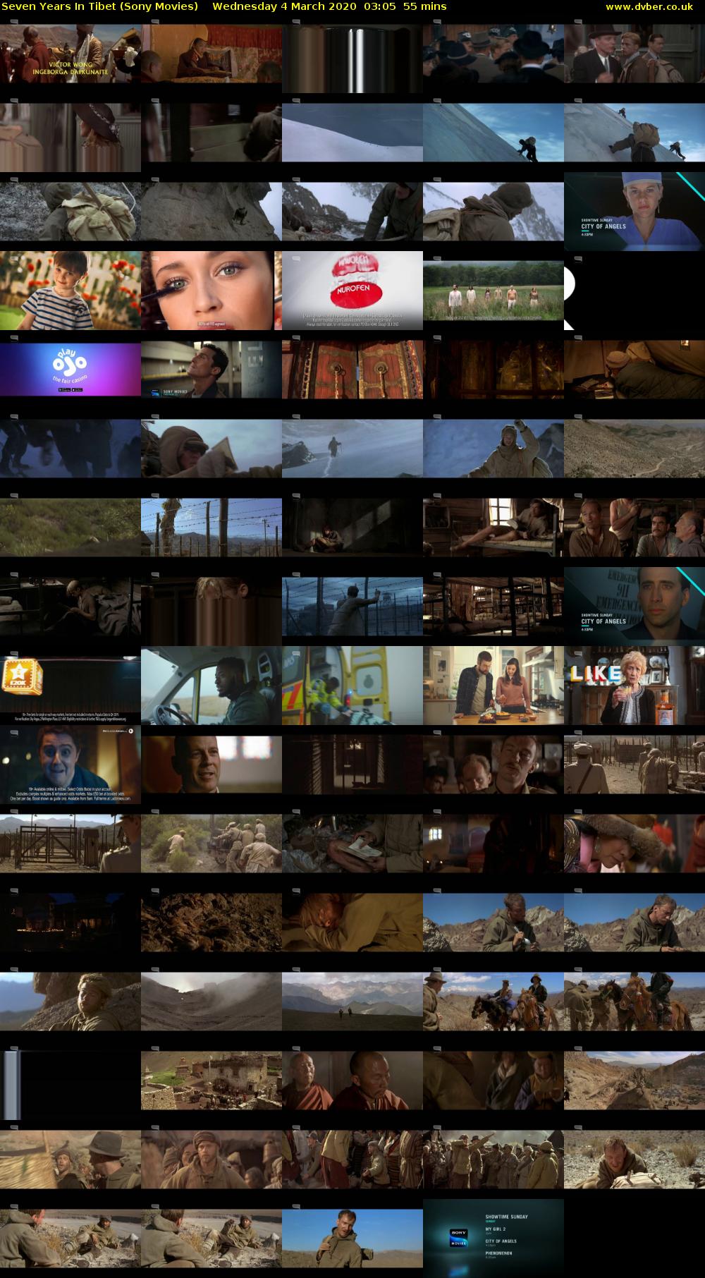 Seven Years In Tibet (Sony Movies) Wednesday 4 March 2020 03:05 - 04:00