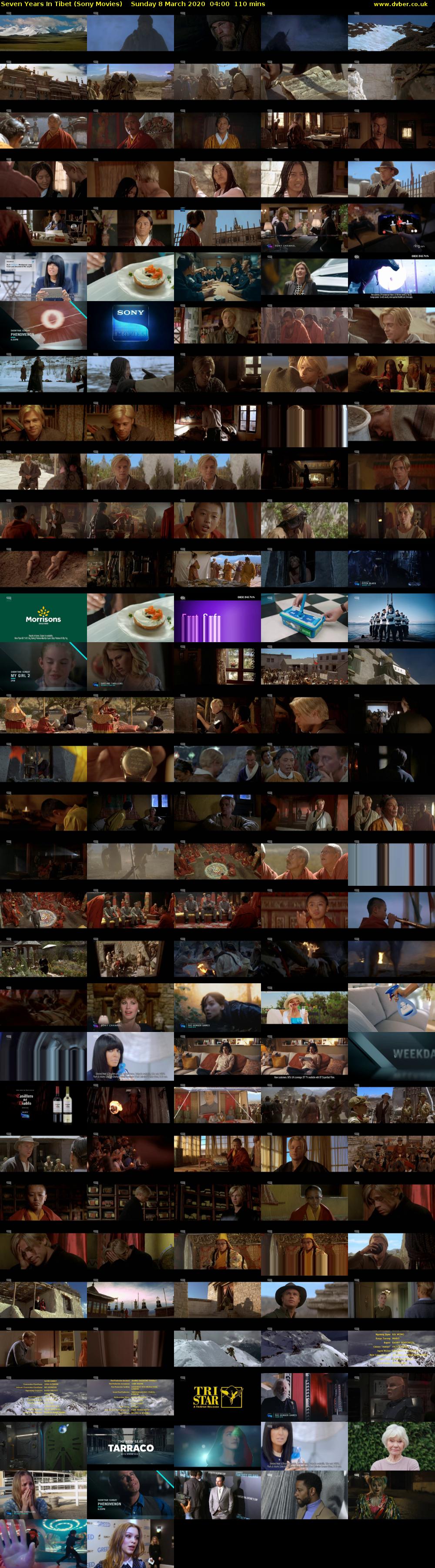 Seven Years In Tibet (Sony Movies) Sunday 8 March 2020 04:00 - 05:50