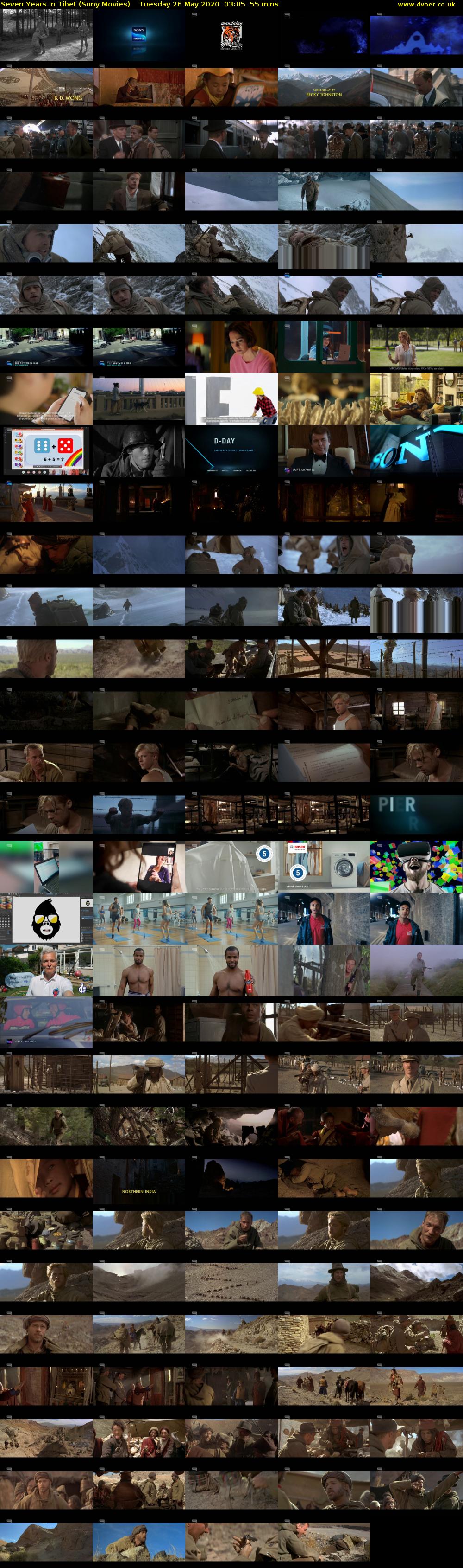 Seven Years In Tibet (Sony Movies) Tuesday 26 May 2020 03:05 - 04:00