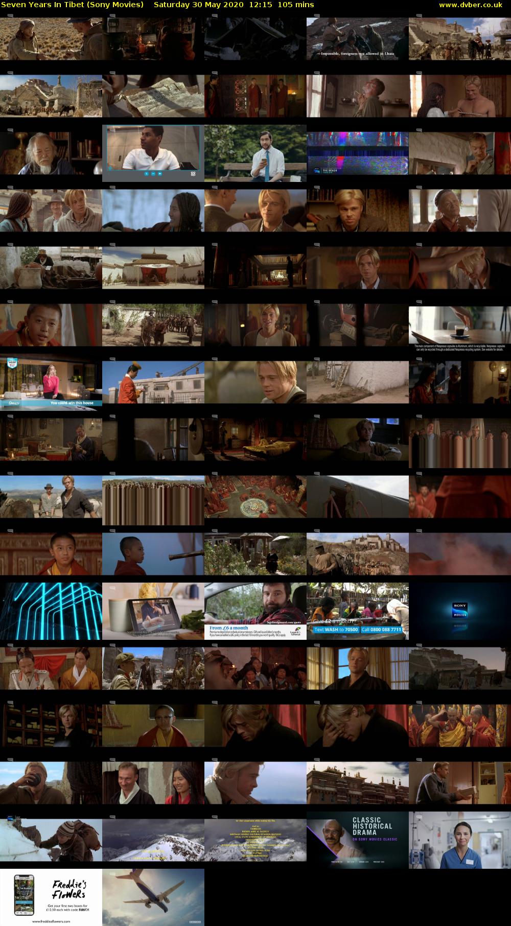 Seven Years In Tibet (Sony Movies) Saturday 30 May 2020 12:15 - 14:00