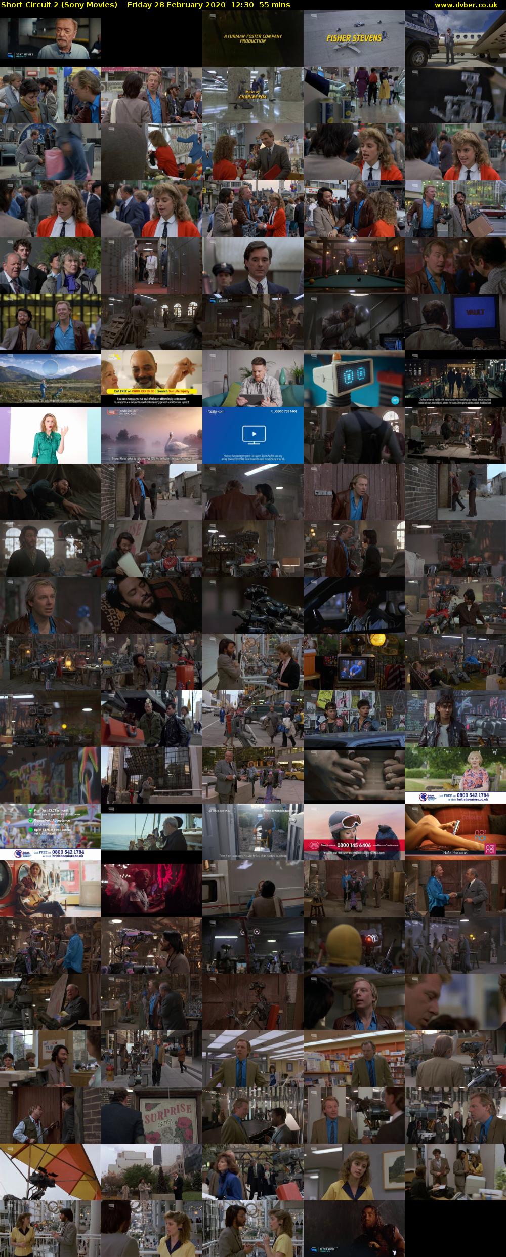 Short Circuit 2 (Sony Movies) Friday 28 February 2020 12:30 - 13:25
