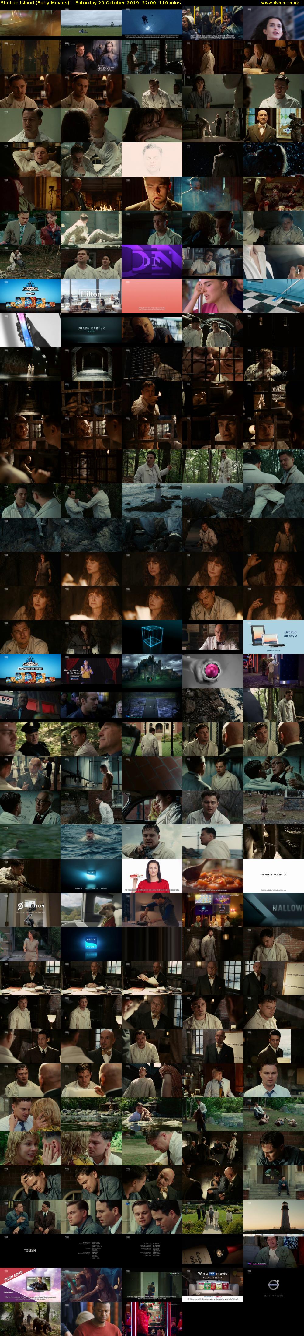 Shutter Island (Sony Movies) Saturday 26 October 2019 22:00 - 23:50