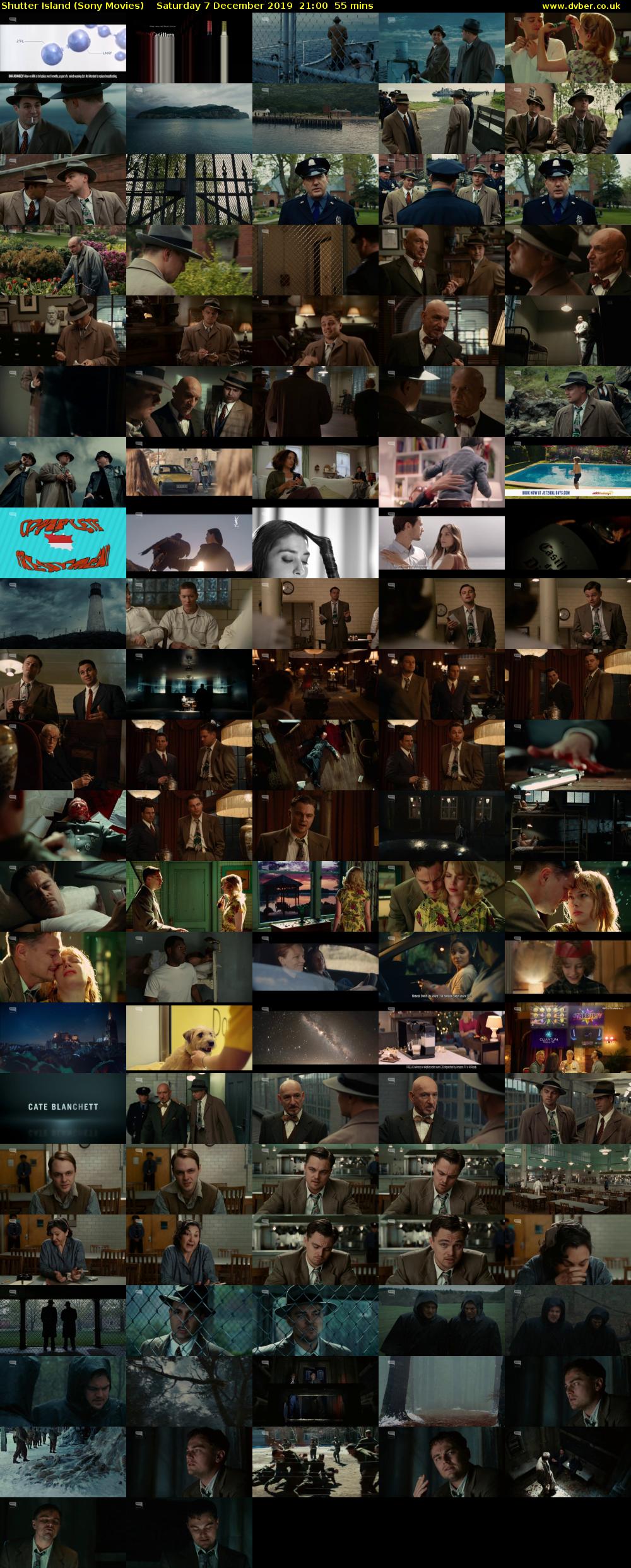 Shutter Island (Sony Movies) Saturday 7 December 2019 21:00 - 21:55