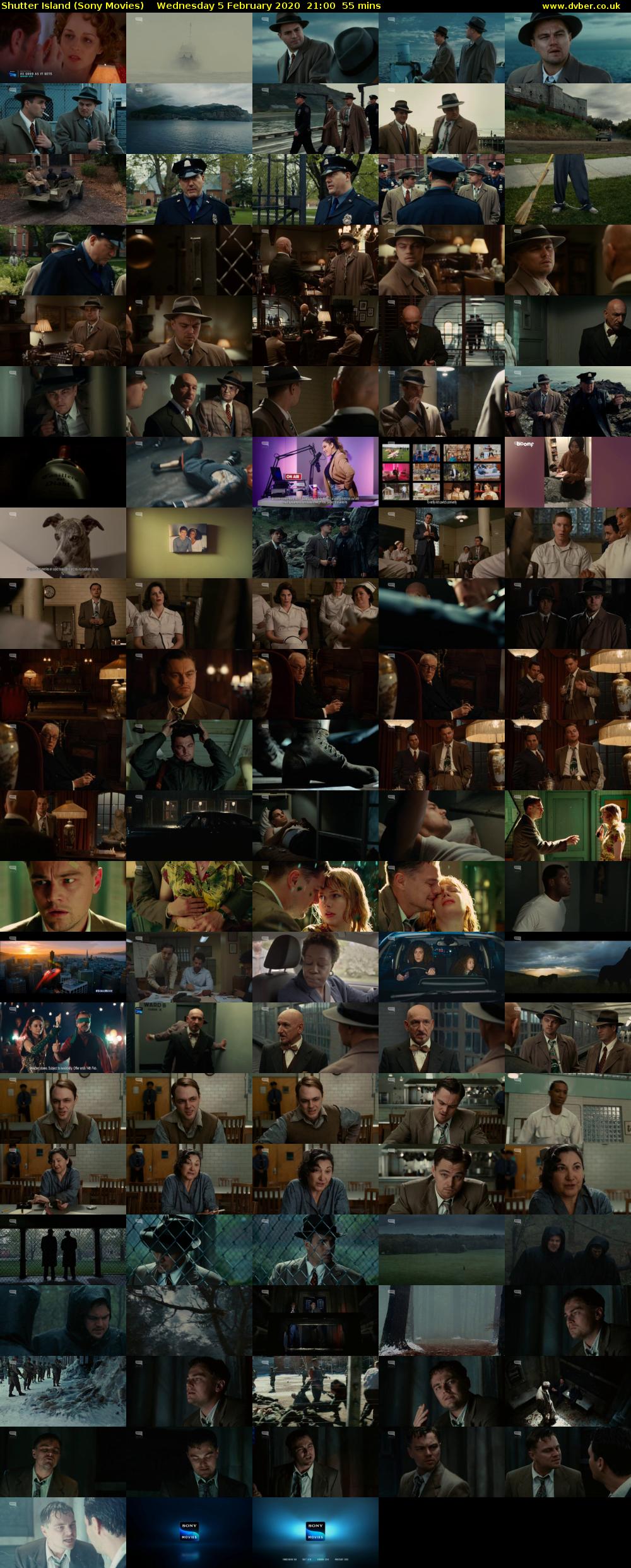 Shutter Island (Sony Movies) Wednesday 5 February 2020 21:00 - 21:55