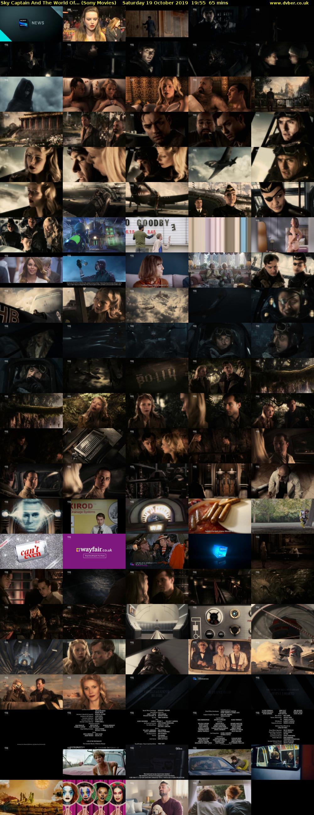 Sky Captain And The World Of... (Sony Movies) Saturday 19 October 2019 19:55 - 21:00