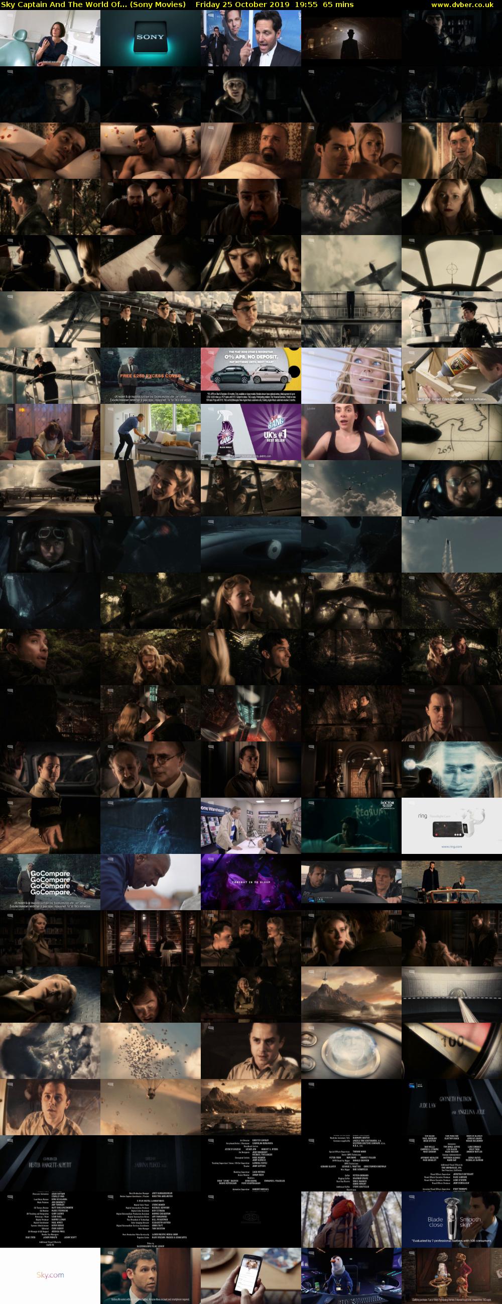 Sky Captain And The World Of... (Sony Movies) Friday 25 October 2019 19:55 - 21:00