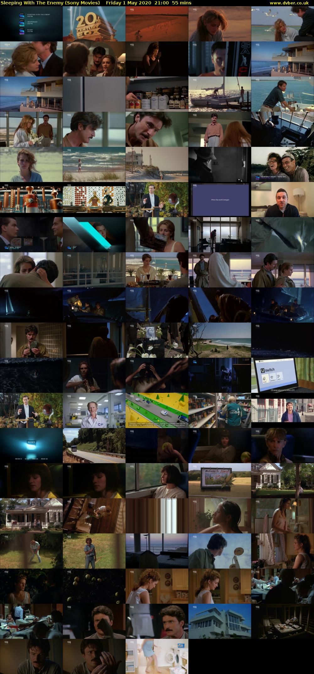 Sleeping With The Enemy (Sony Movies) Friday 1 May 2020 21:00 - 21:55