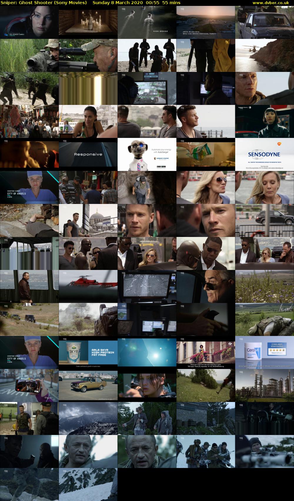 Sniper: Ghost Shooter (Sony Movies) Sunday 8 March 2020 00:55 - 01:50