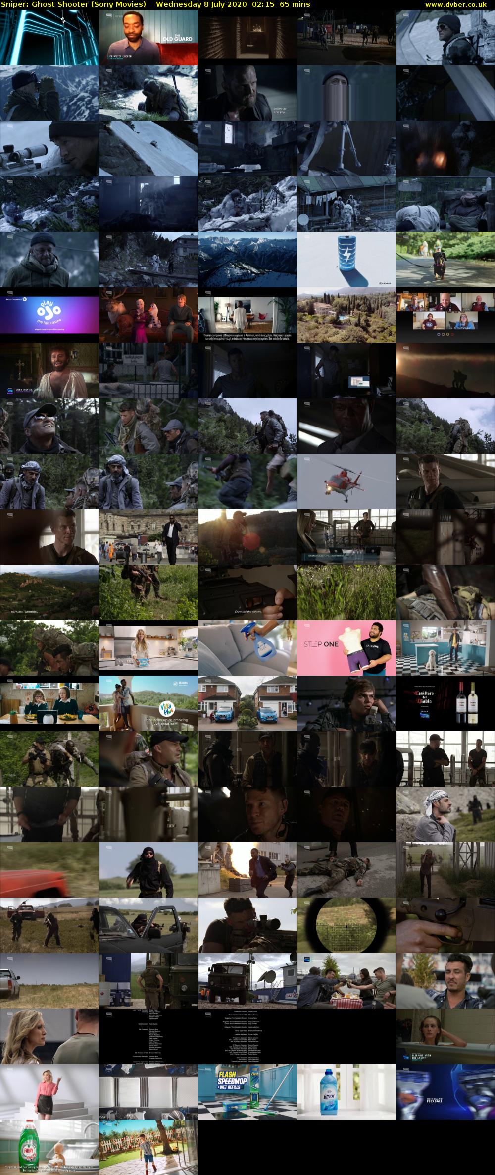 Sniper: Ghost Shooter (Sony Movies) Wednesday 8 July 2020 02:15 - 03:20