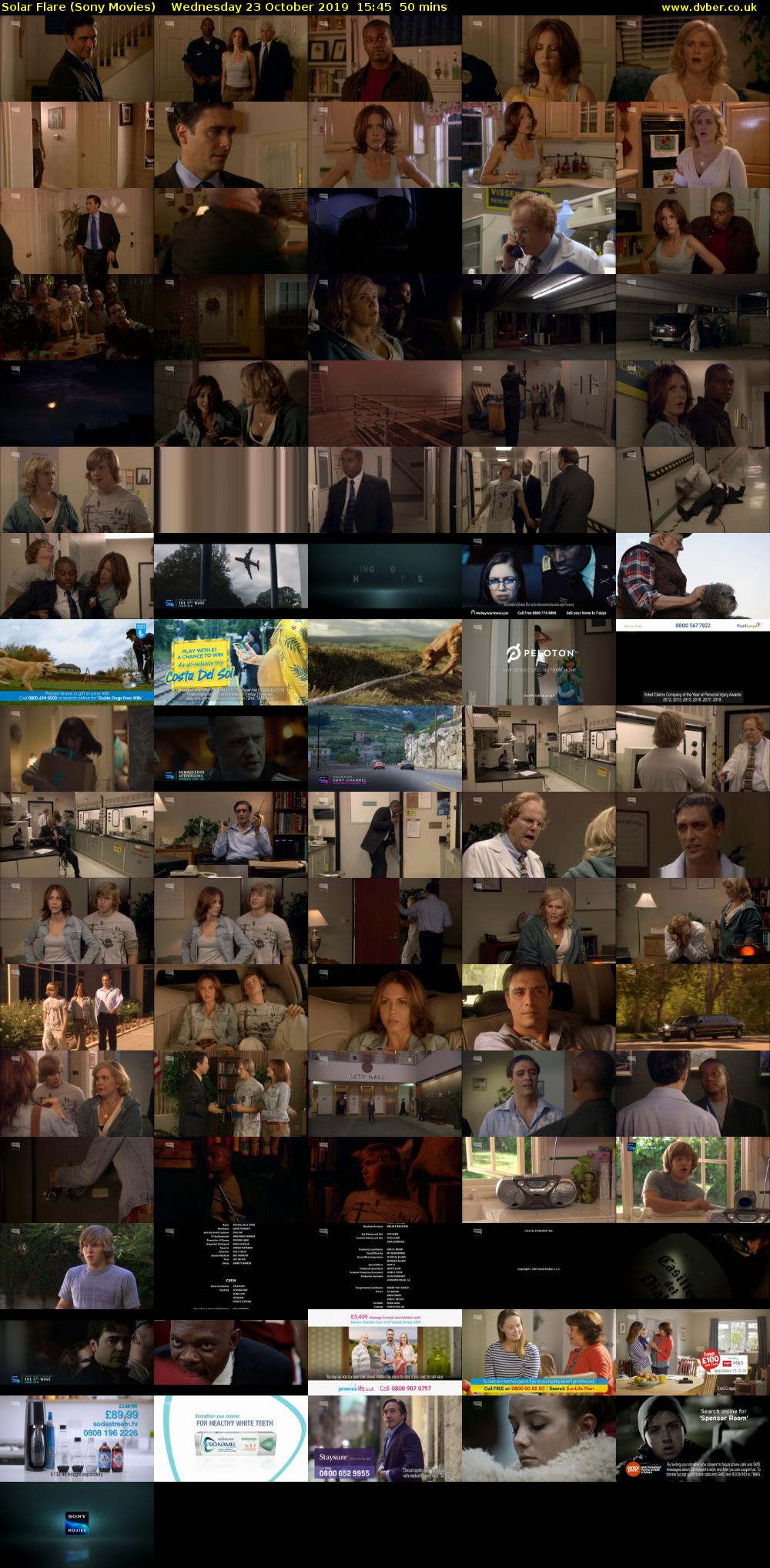 Solar Flare (Sony Movies) Wednesday 23 October 2019 15:45 - 16:35