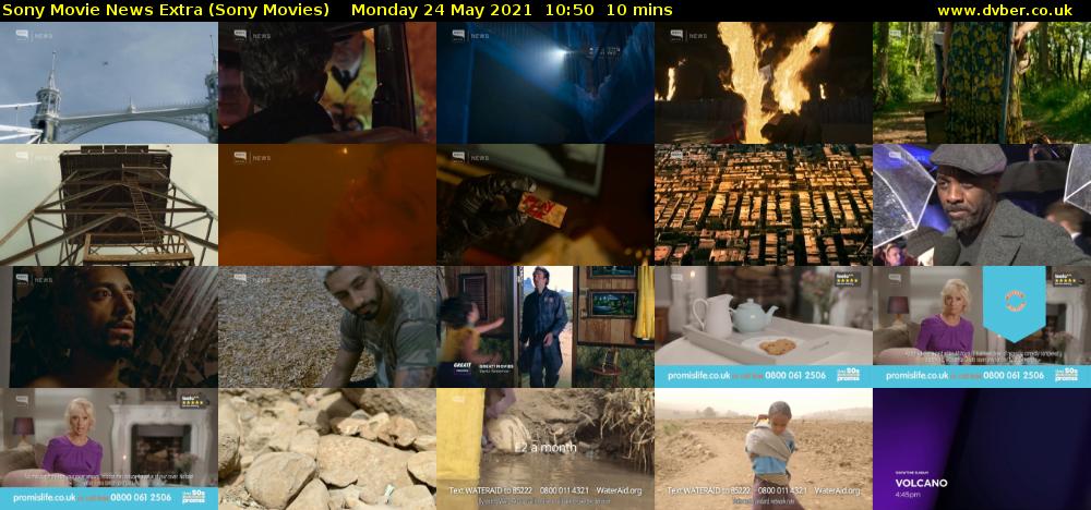 Sony Movie News Extra (Sony Movies) Monday 24 May 2021 10:50 - 11:00