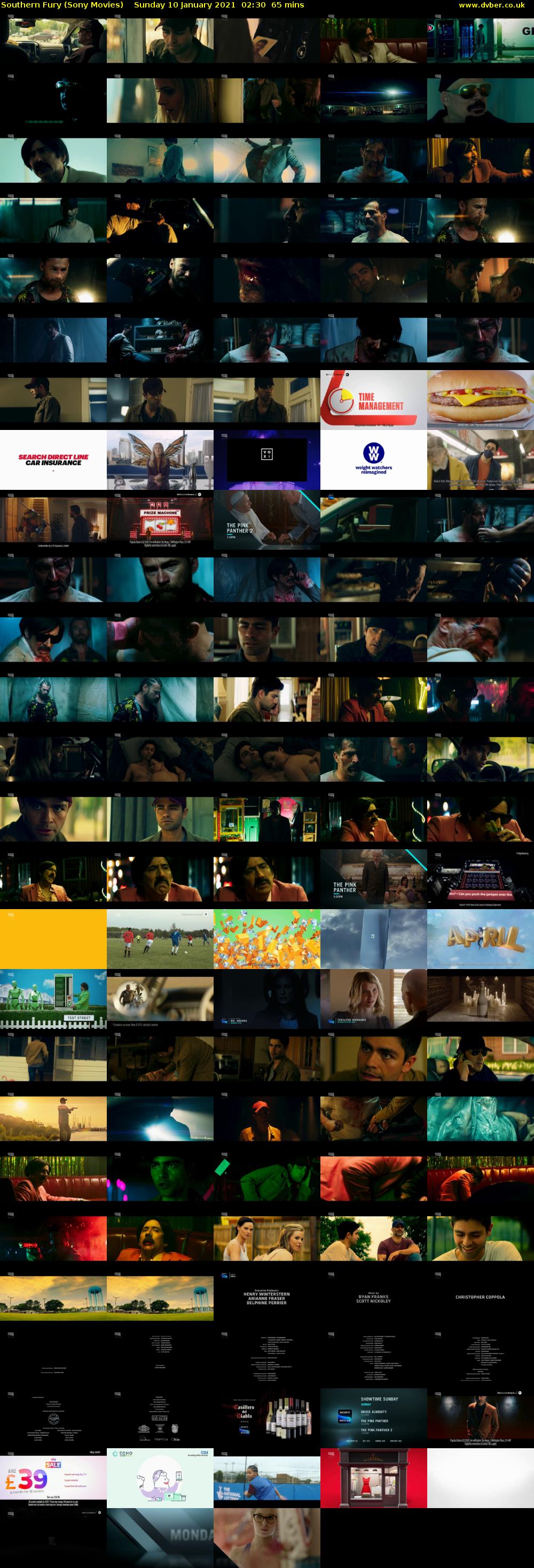 Southern Fury (Sony Movies) Sunday 10 January 2021 02:30 - 03:35