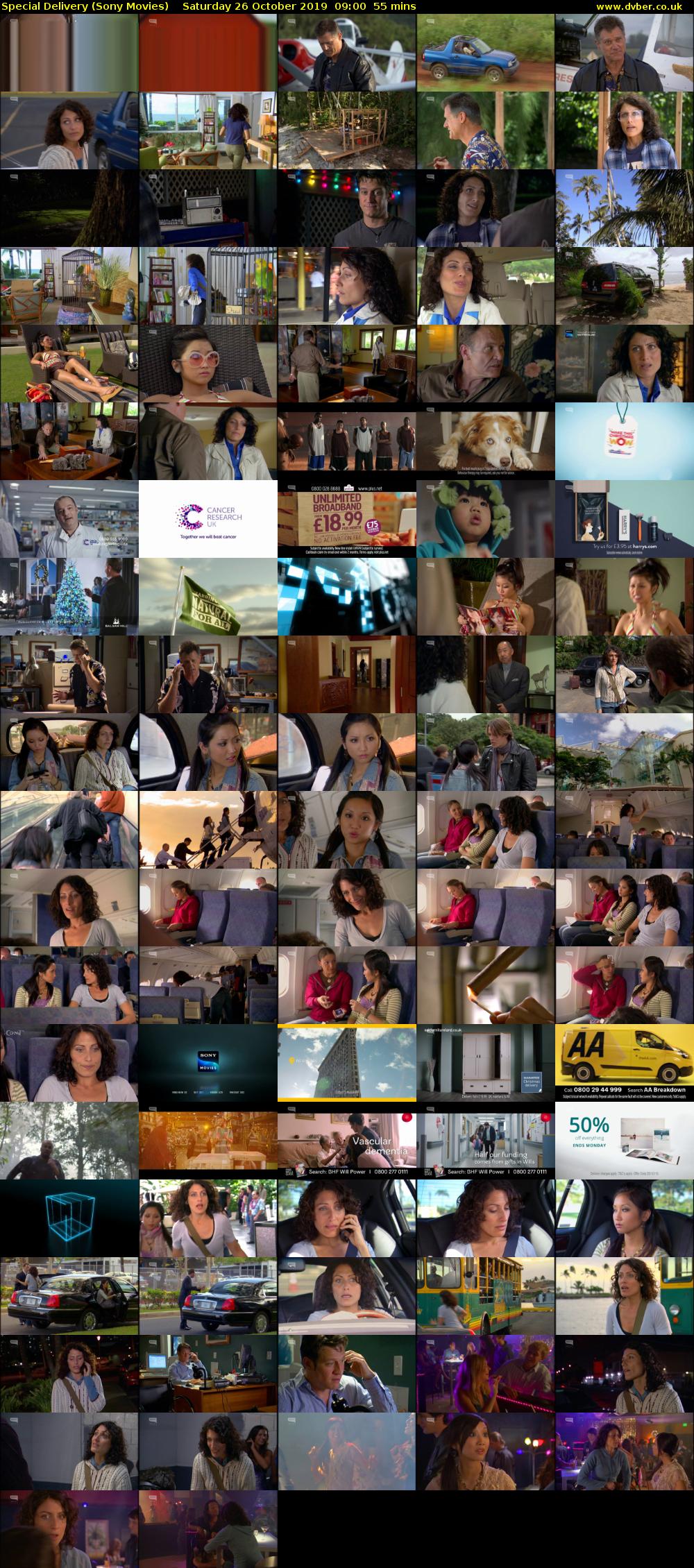 Special Delivery (Sony Movies) Saturday 26 October 2019 09:00 - 09:55