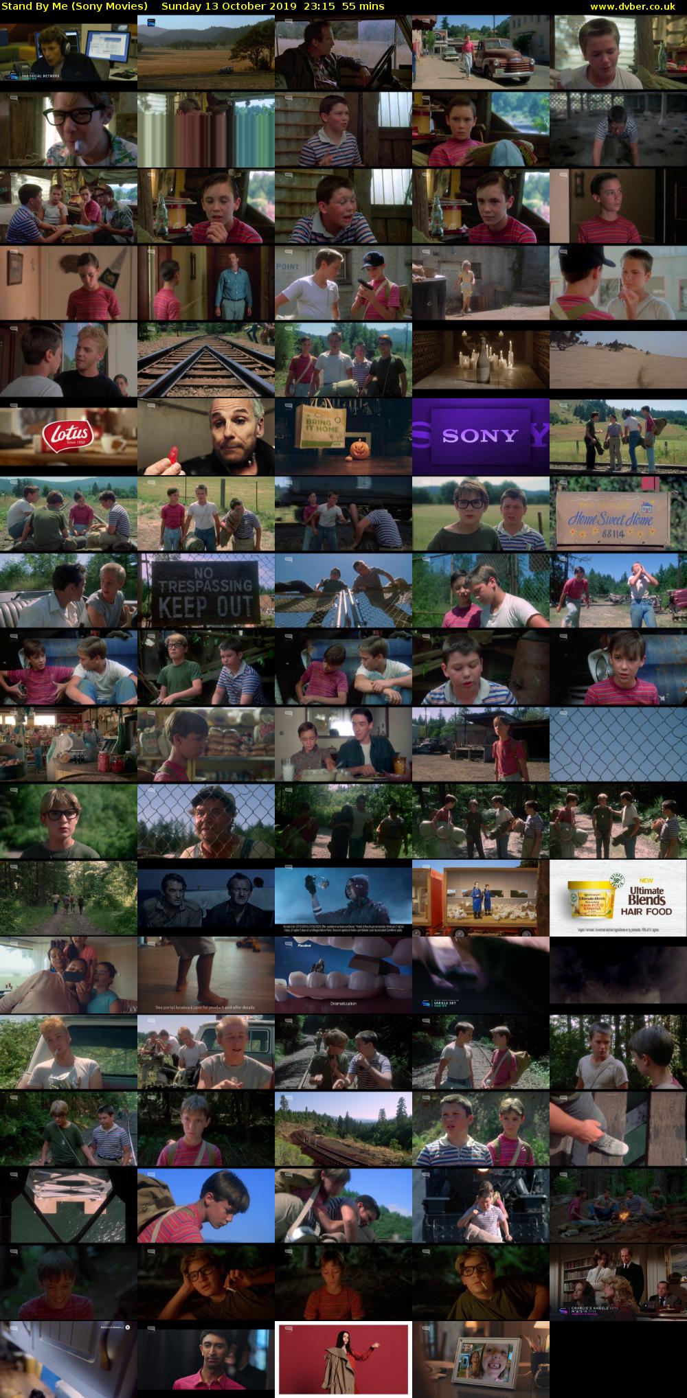 Stand By Me (Sony Movies) Sunday 13 October 2019 23:15 - 00:10
