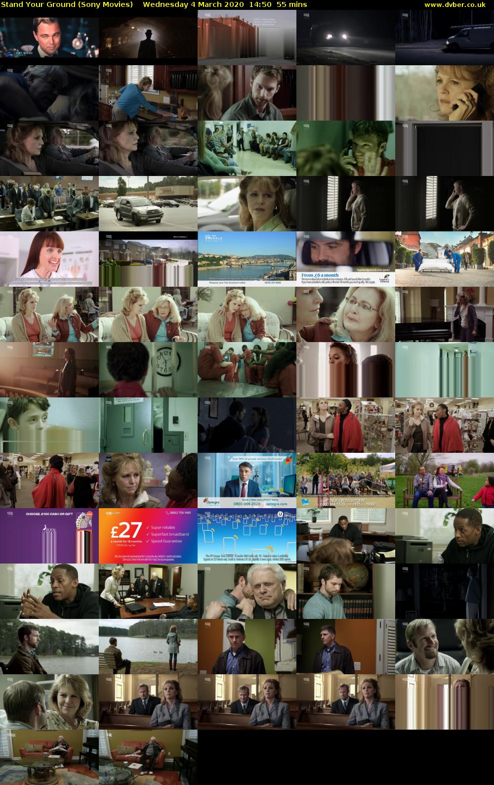 Stand Your Ground (Sony Movies) Wednesday 4 March 2020 14:50 - 15:45
