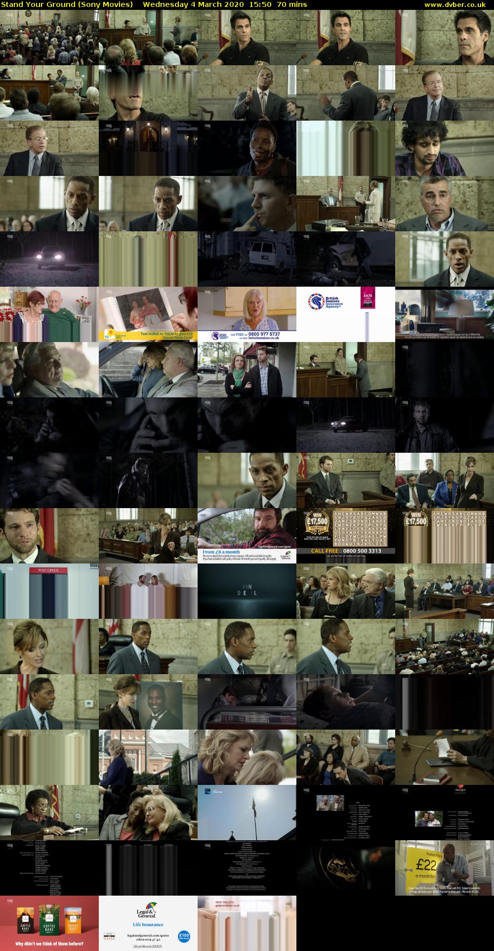 Stand Your Ground (Sony Movies) Wednesday 4 March 2020 15:50 - 17:00