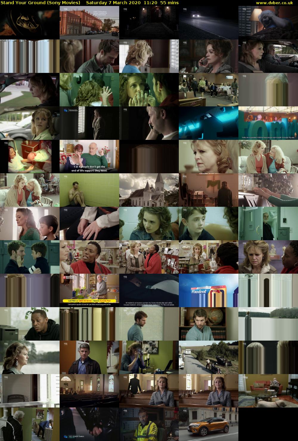 Stand Your Ground (Sony Movies) Saturday 7 March 2020 11:20 - 12:15