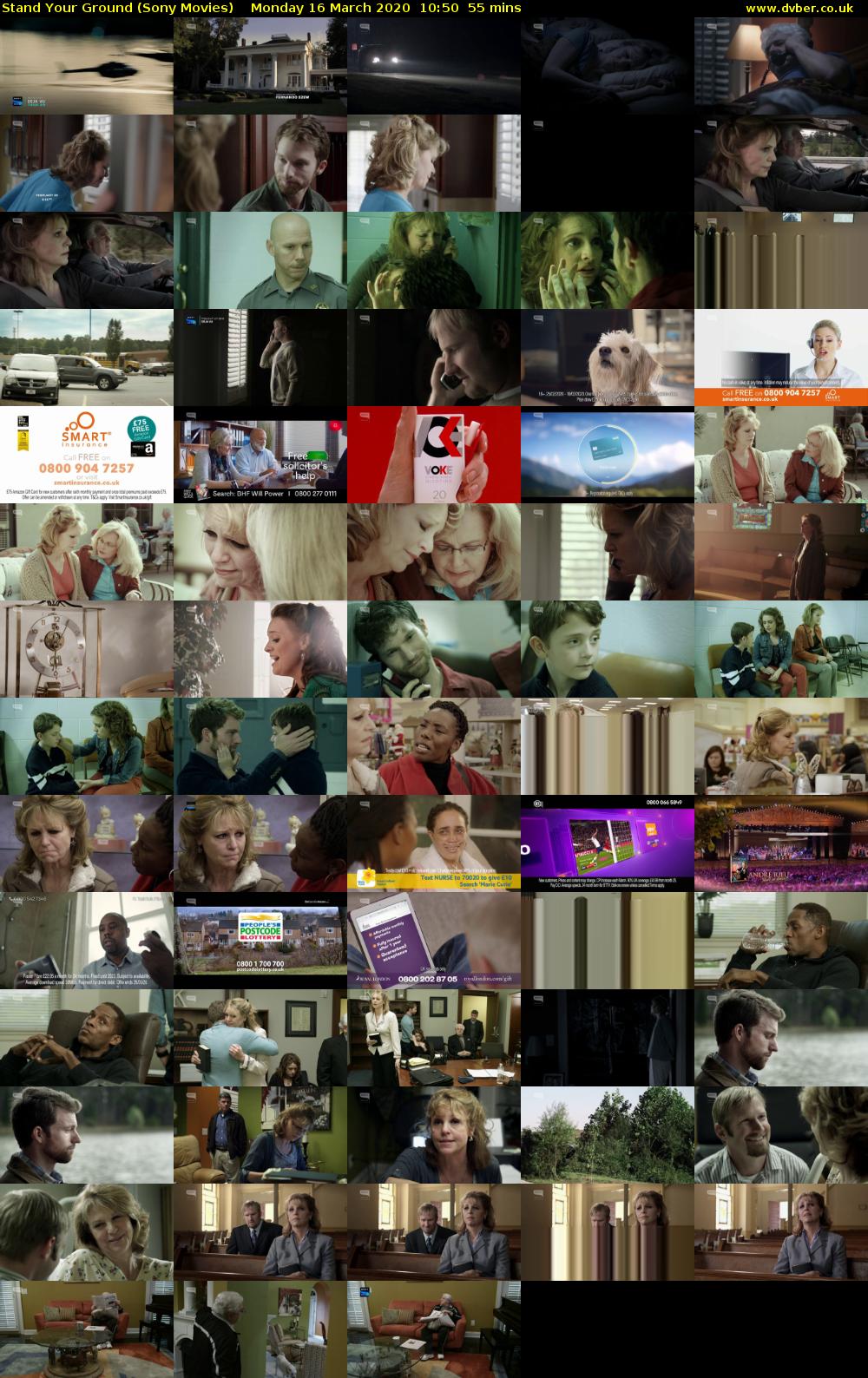 Stand Your Ground (Sony Movies) Monday 16 March 2020 10:50 - 11:45