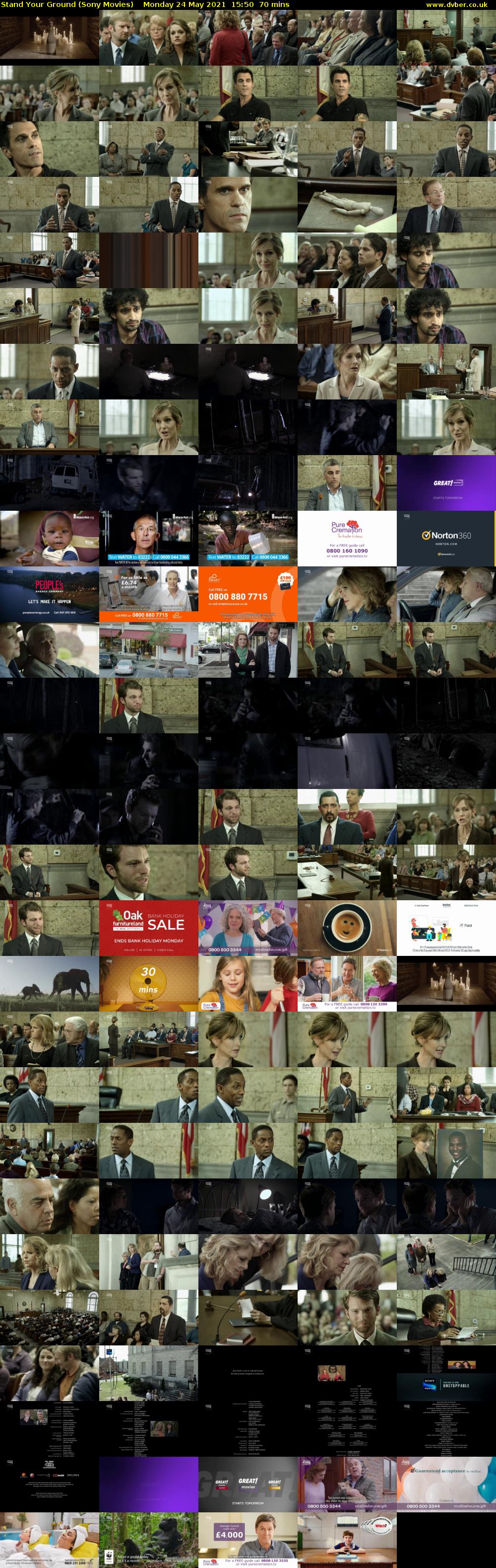 Stand Your Ground (Sony Movies) Monday 24 May 2021 15:50 - 17:00