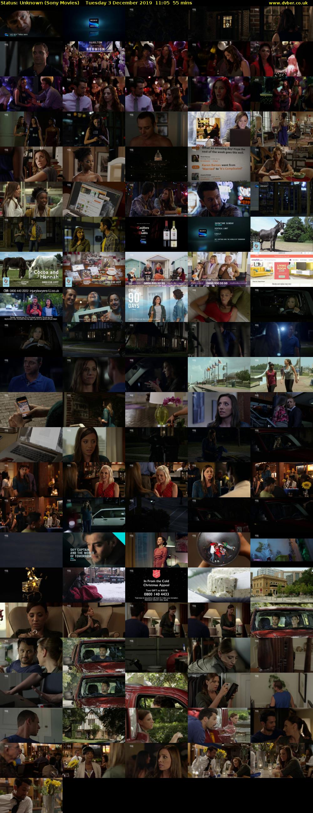 Status: Unknown (Sony Movies) Tuesday 3 December 2019 11:05 - 12:00