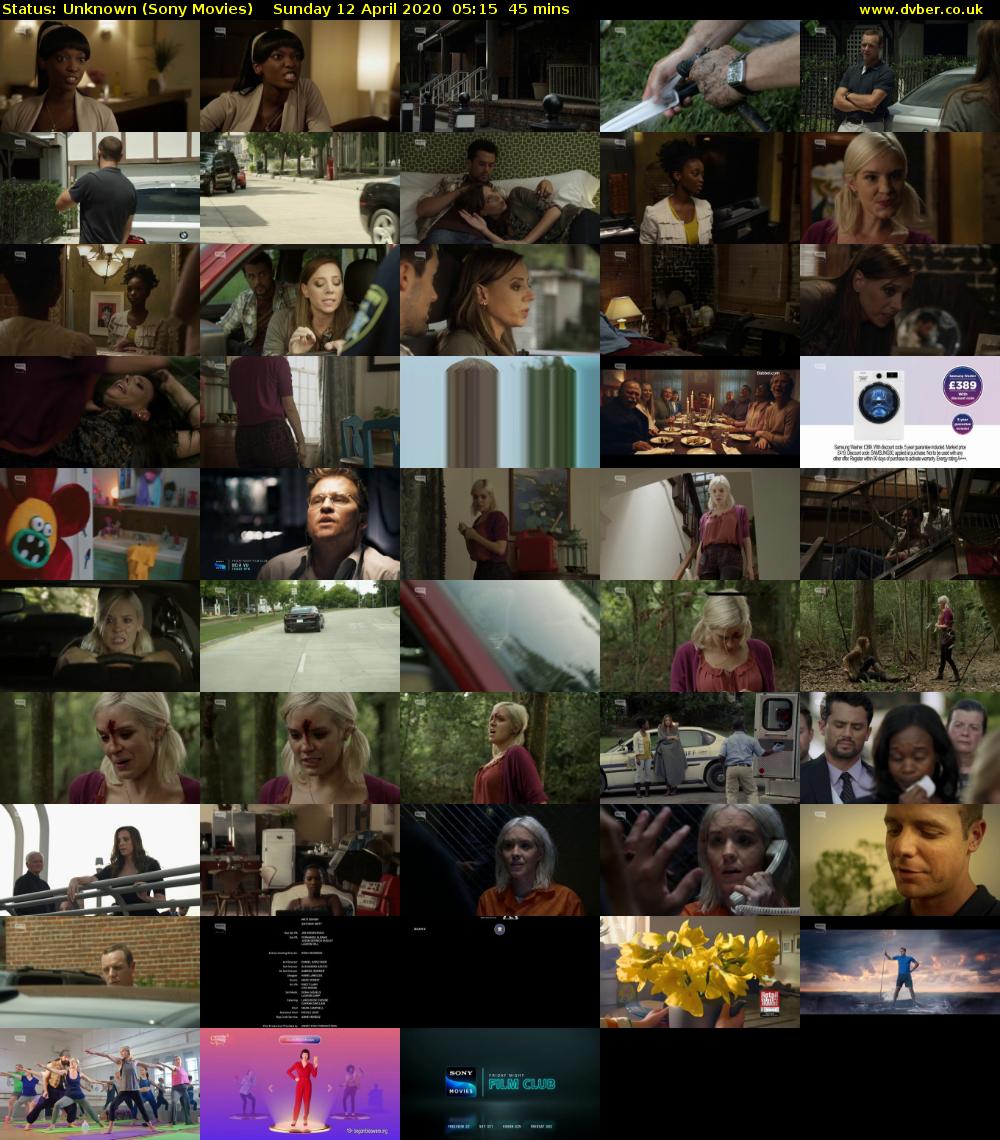 Status: Unknown (Sony Movies) Sunday 12 April 2020 05:15 - 06:00