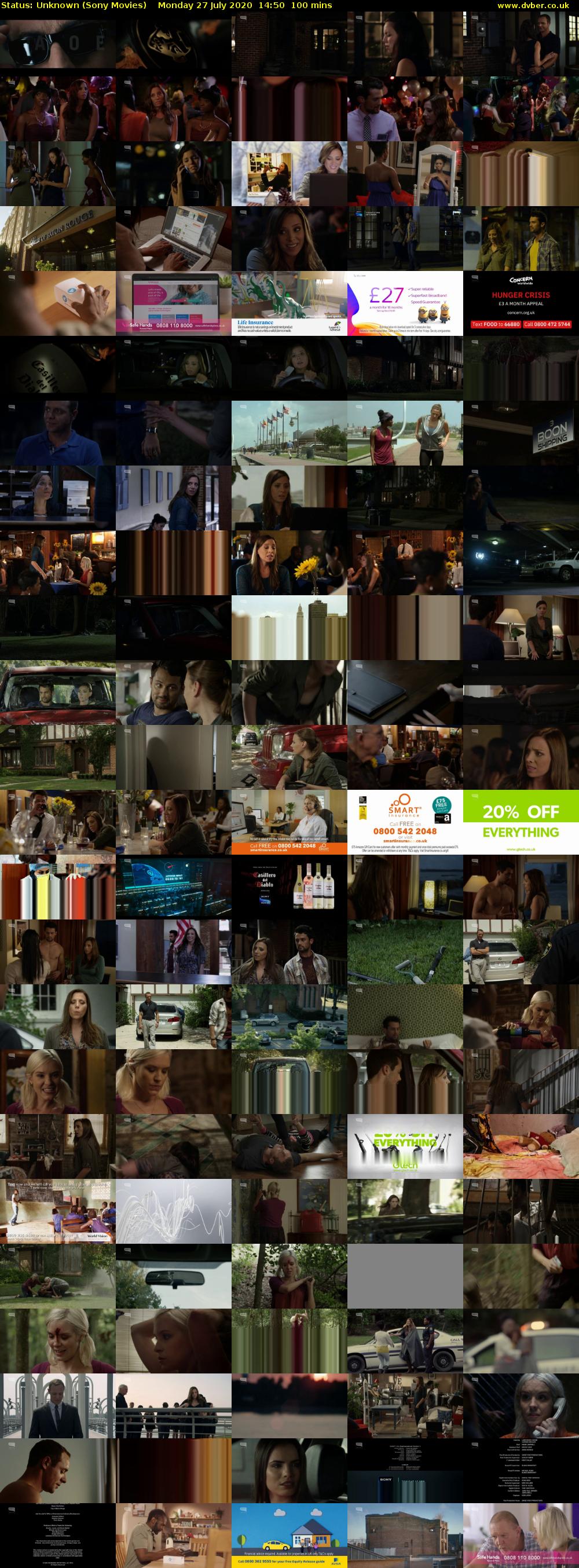Status: Unknown (Sony Movies) Monday 27 July 2020 14:50 - 16:30