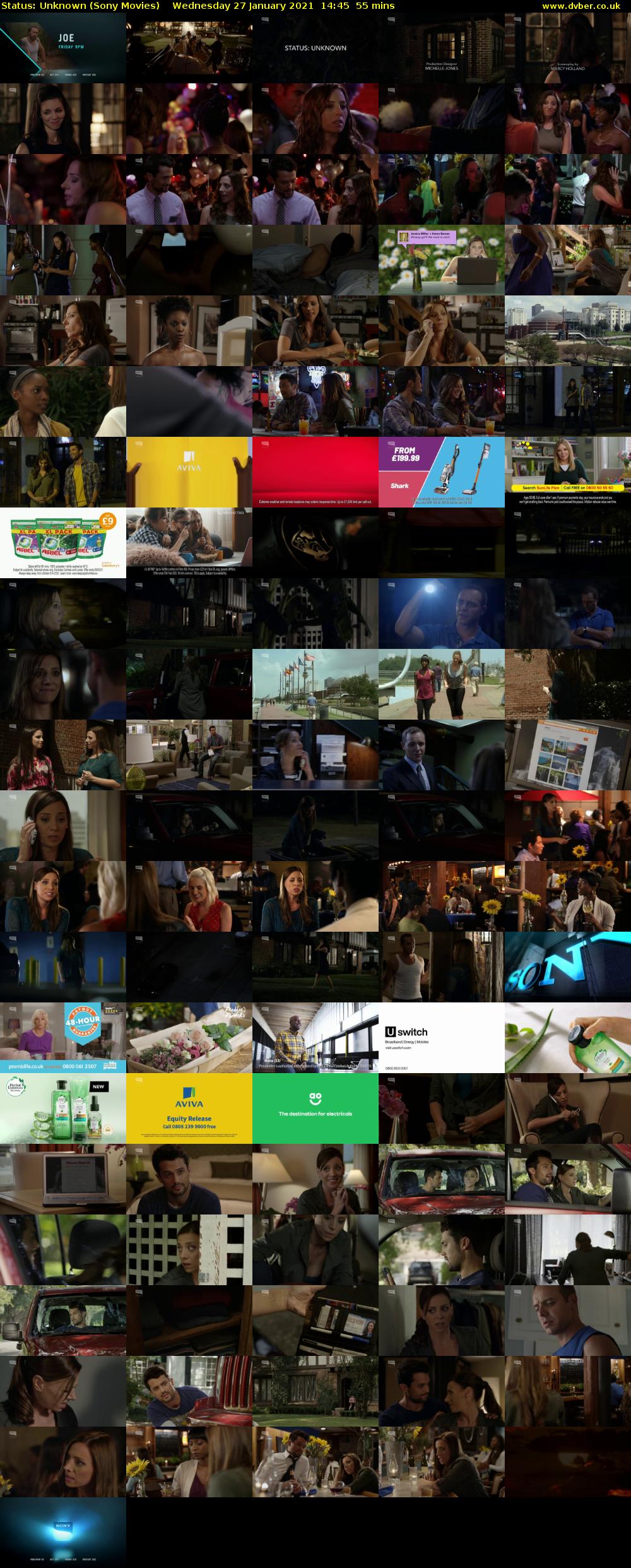 Status: Unknown (Sony Movies) Wednesday 27 January 2021 14:45 - 15:40