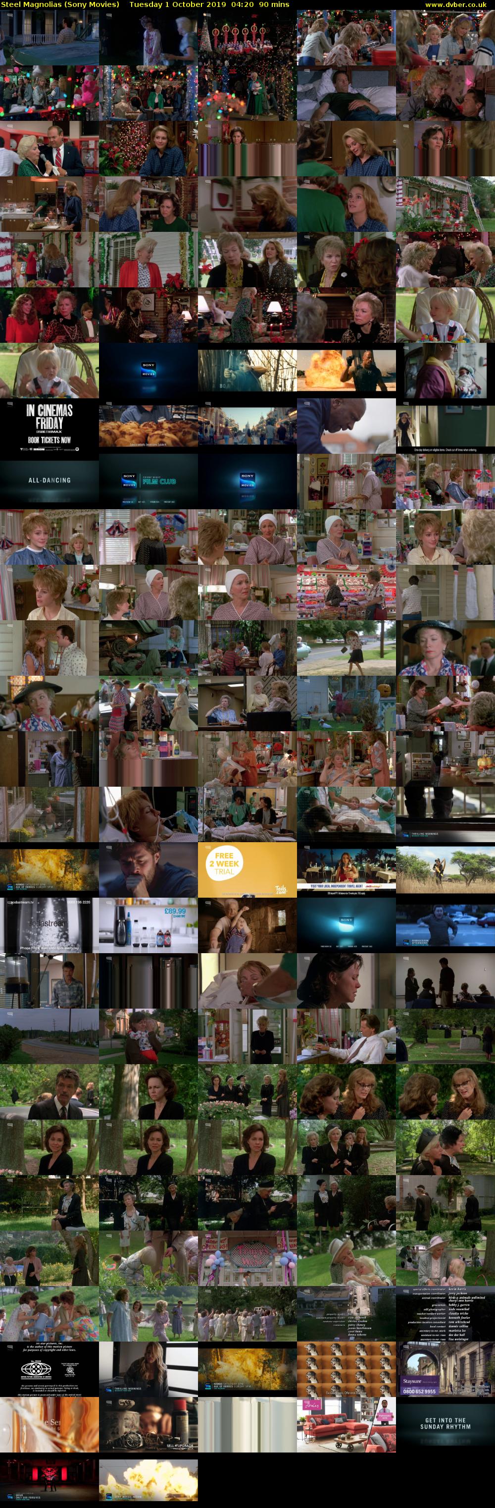 Steel Magnolias (Sony Movies) Tuesday 1 October 2019 04:20 - 05:50